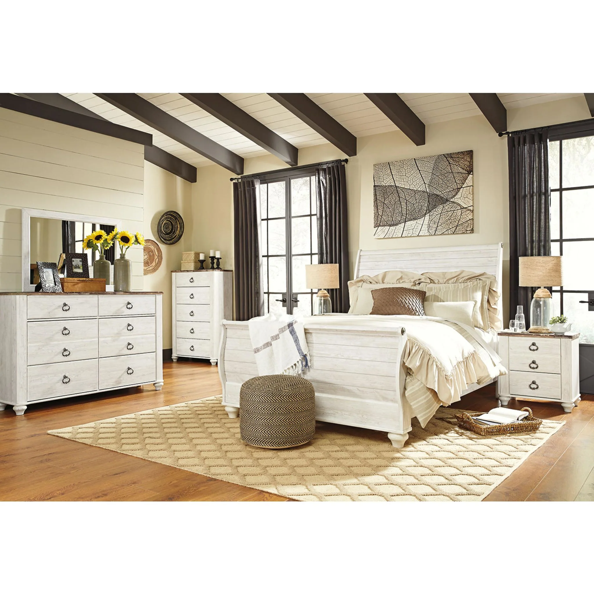 Willowton Chest - White Washed - Image 10