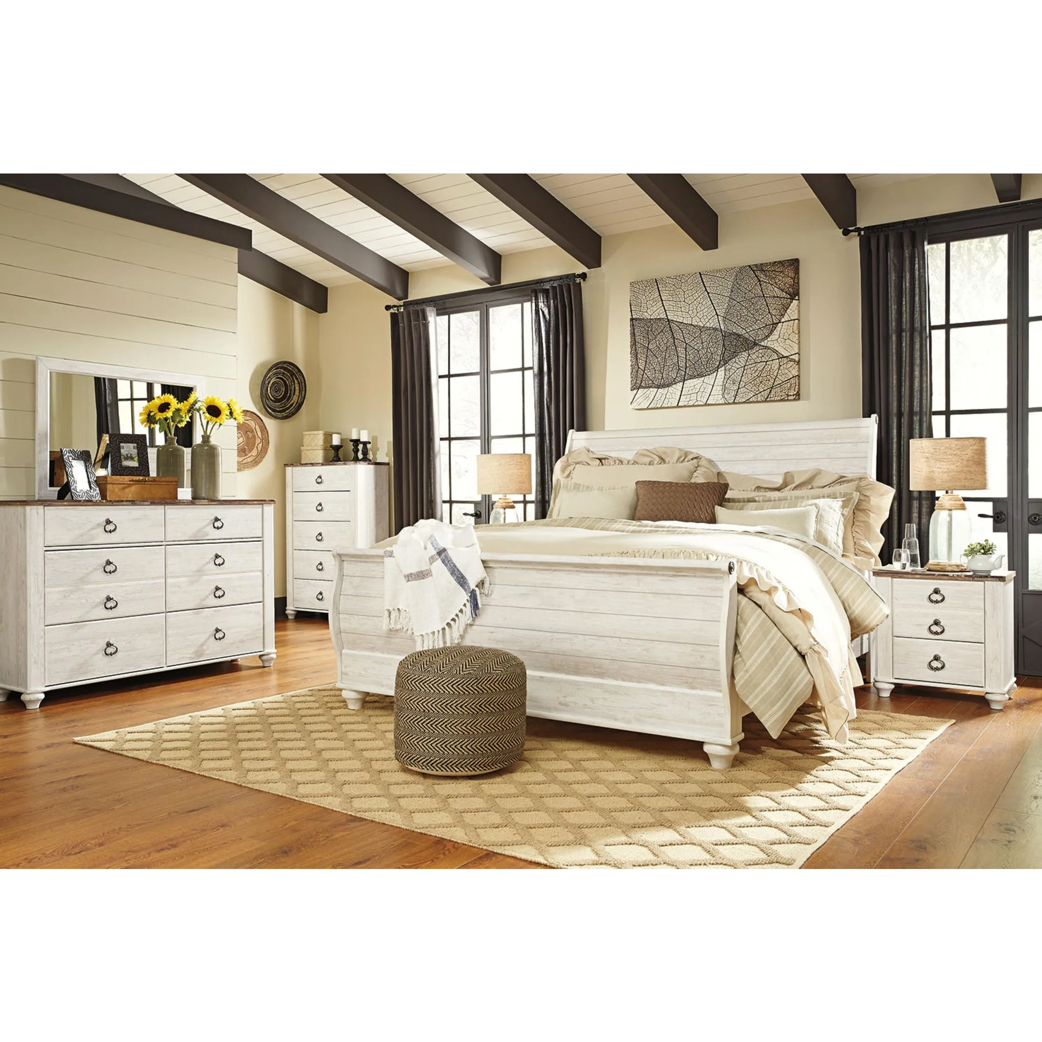Willowton Chest - White Washed - Image 14