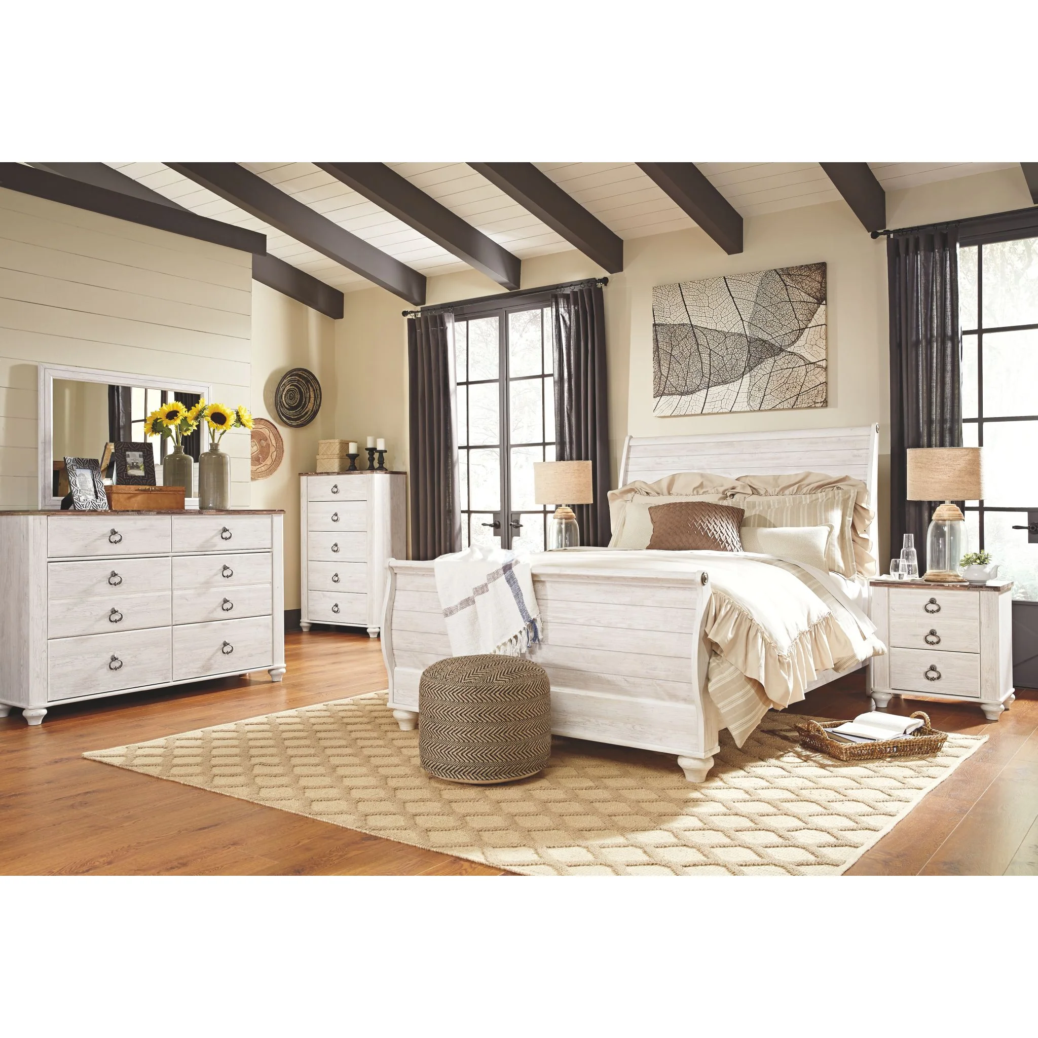 Willowton Chest - White Washed - Image 6