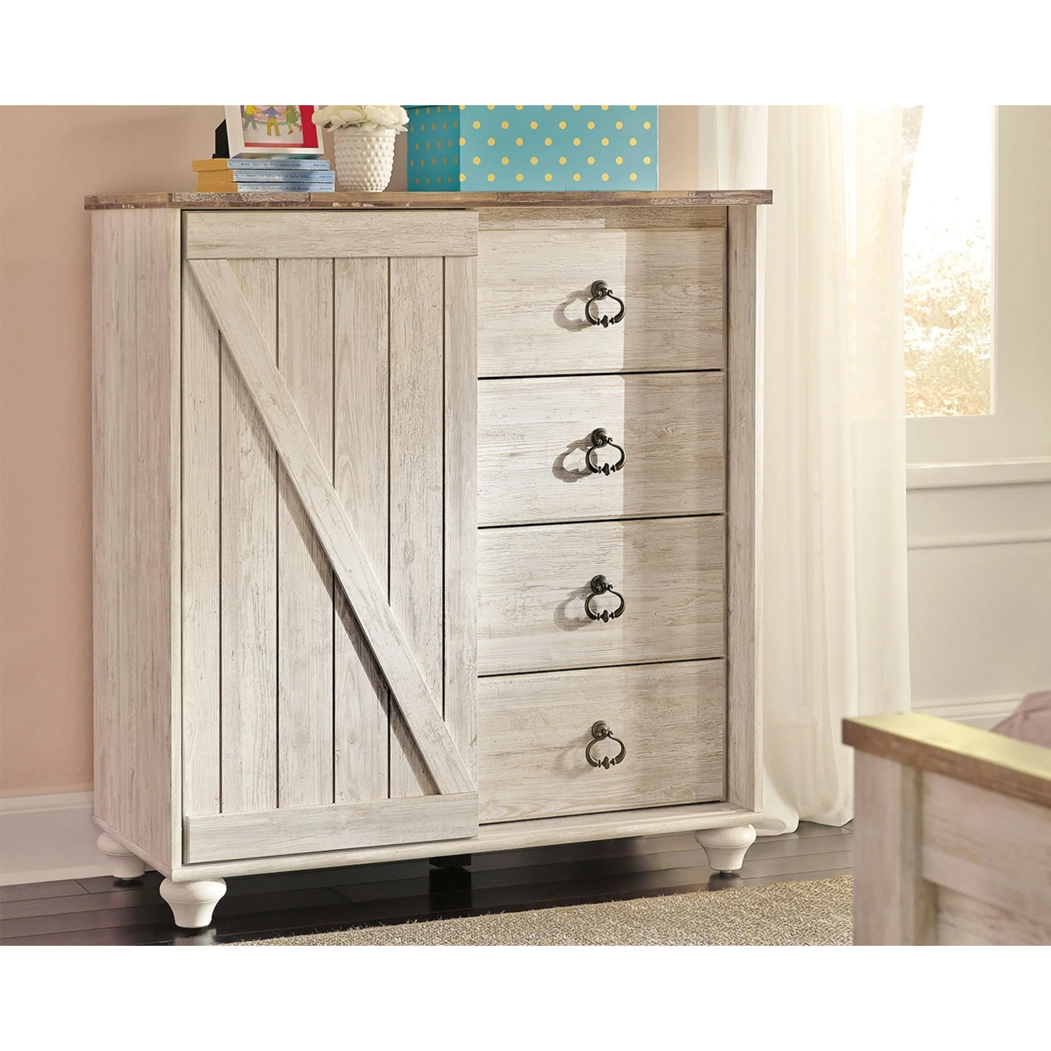 Willowton Chest - Whitewash - Image 2