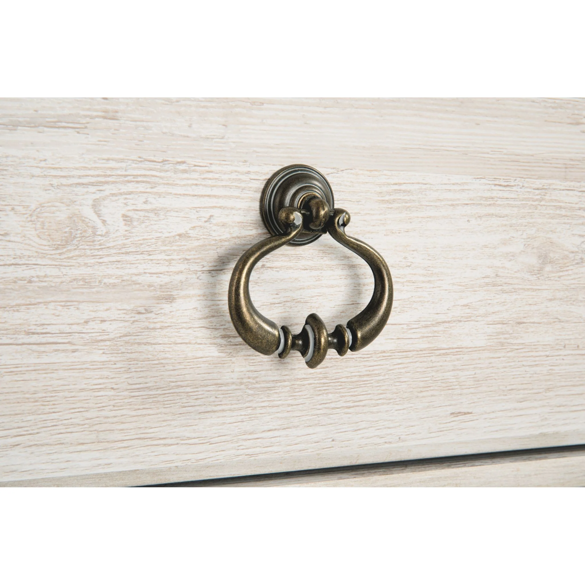 Willowton Dresser and Mirror - Whitewash - Image 5