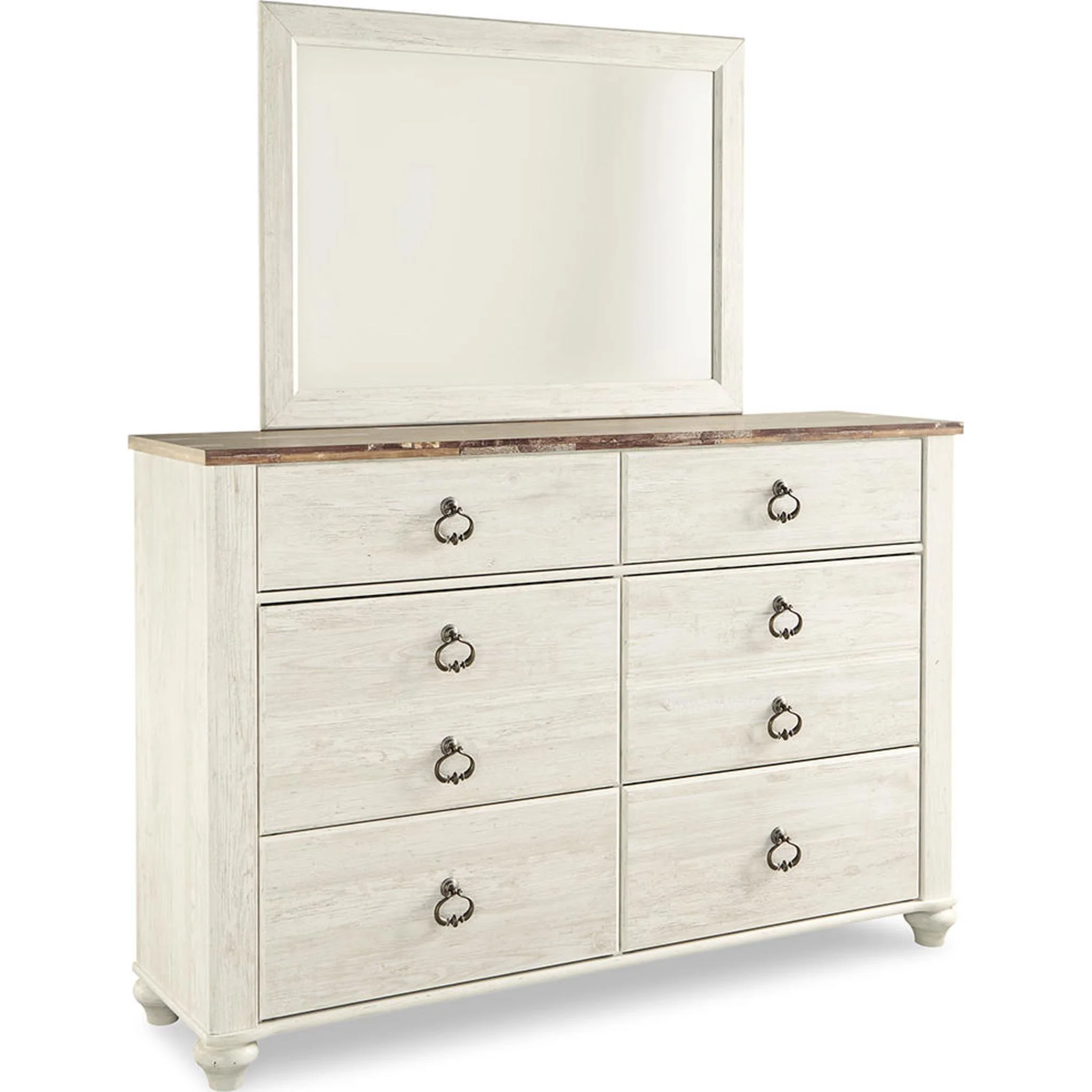 Willowton Dresser - Whitewash - Image 18