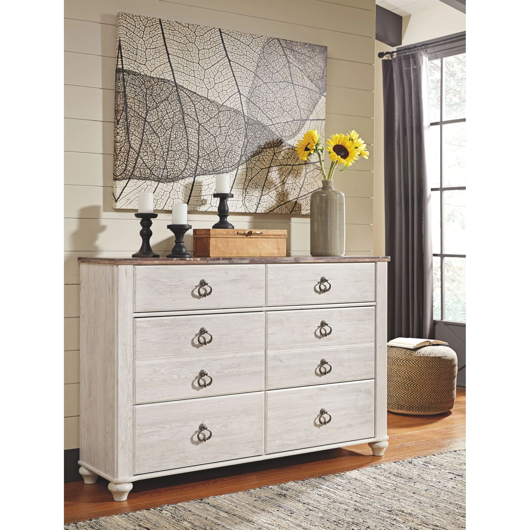 Willowton Dresser - Whitewash - Image 27
