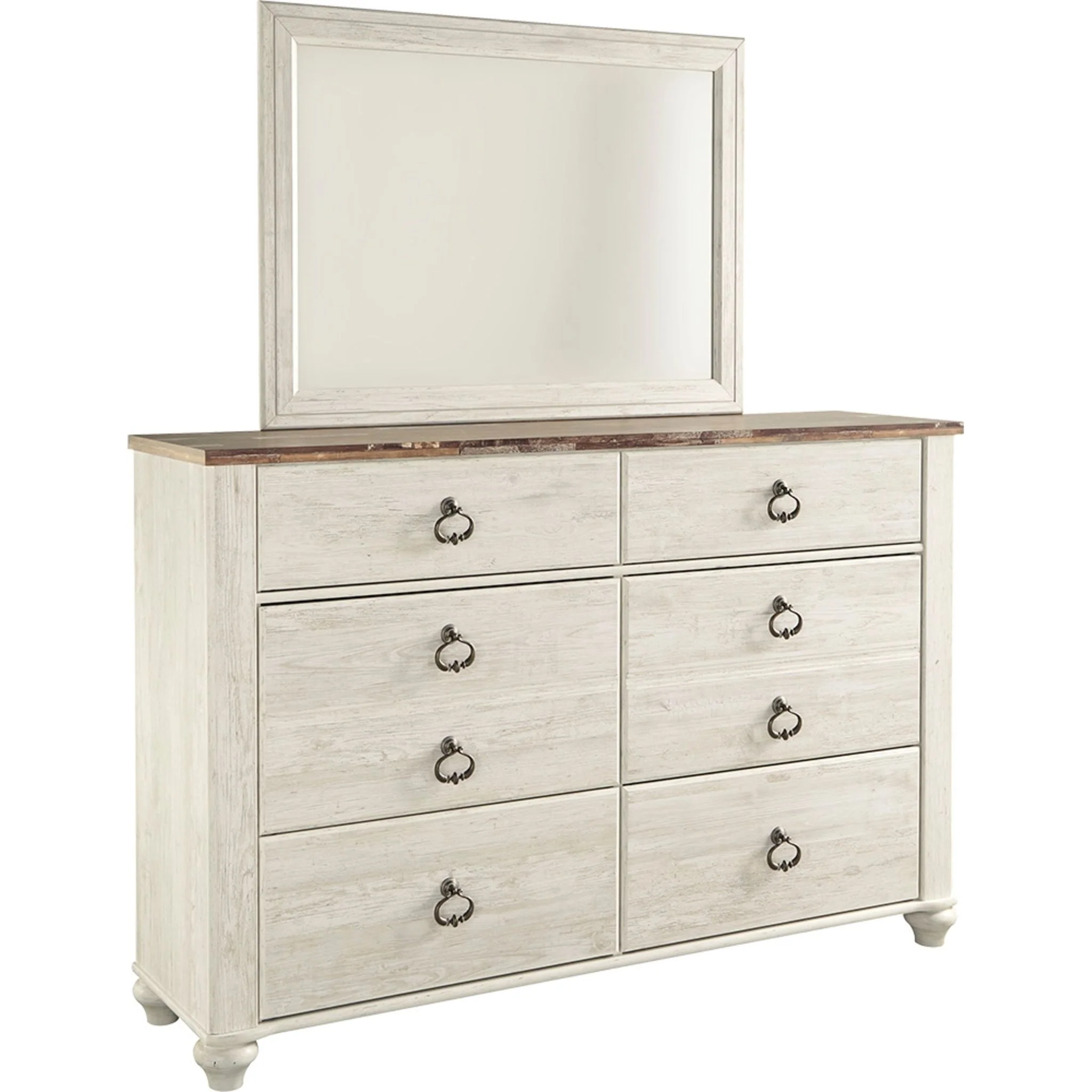 Willowton Dresser - Whitewash - Image 28