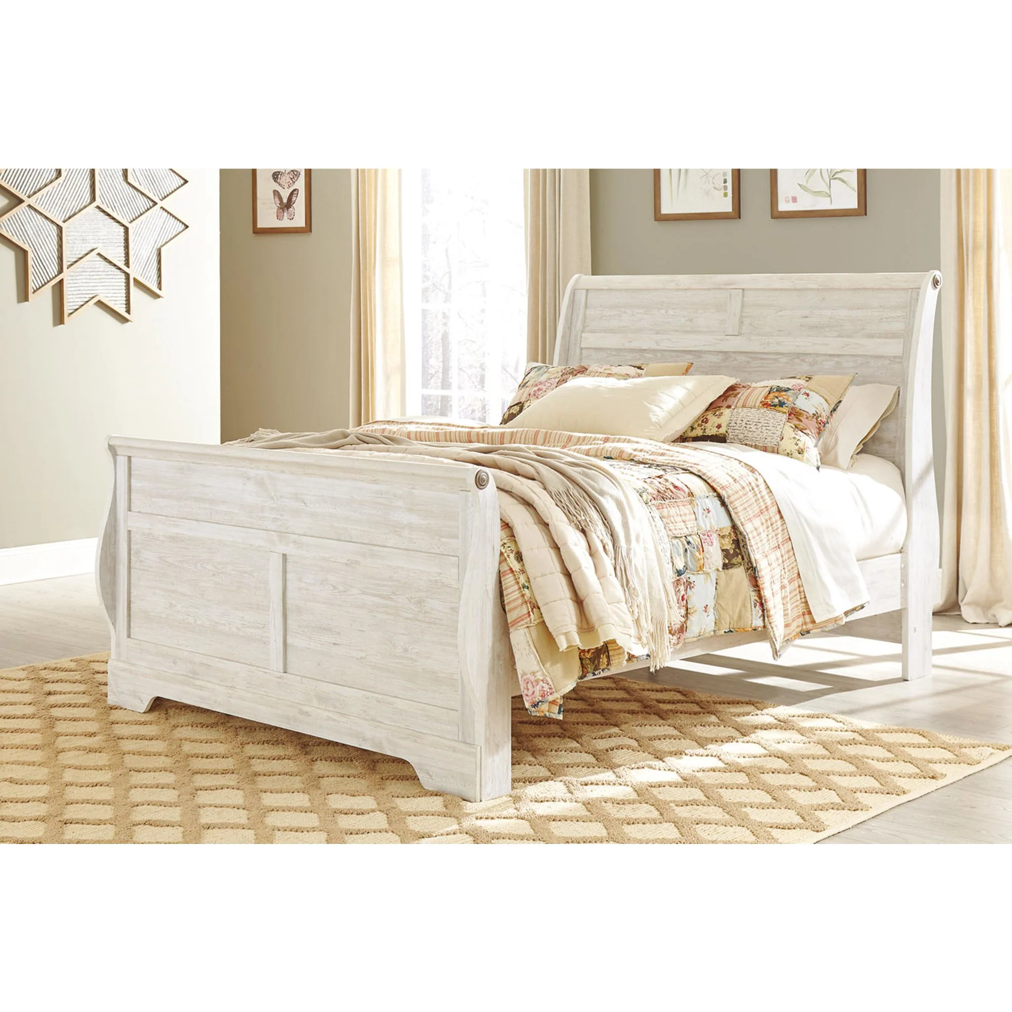 Willowton Queen Sleigh Bed - Image 2
