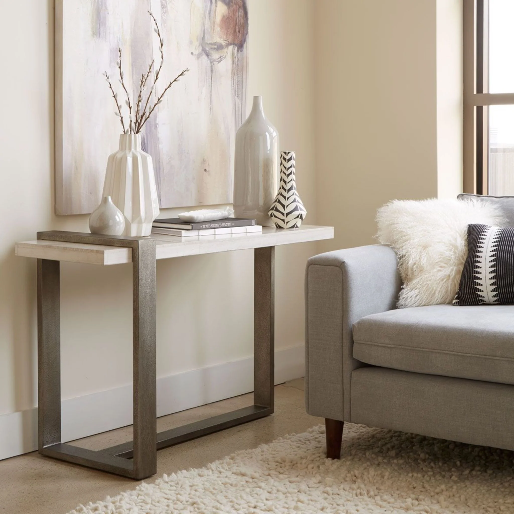 Wiltshire Sofa Table - Sea Shell - Image 4
