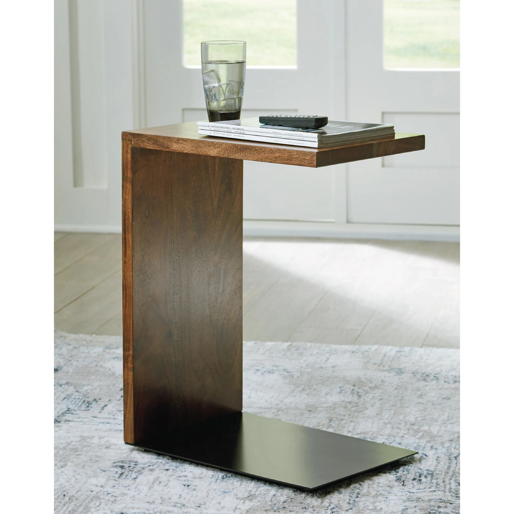 Wimshaw Accent Table - Brown/Black - Image 2