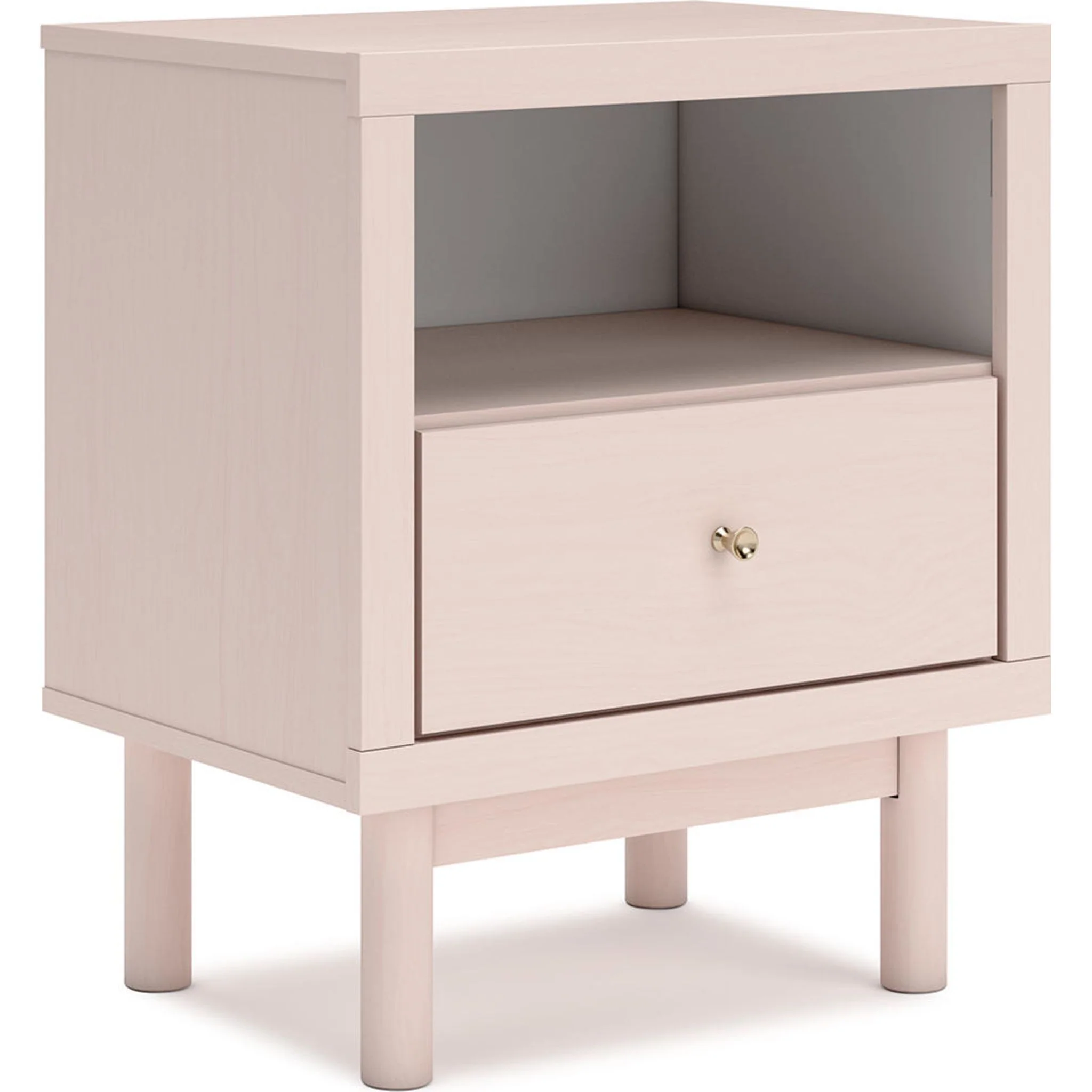 Wistenpine 6 Piece Platform Bedroom - Blush - Image 24