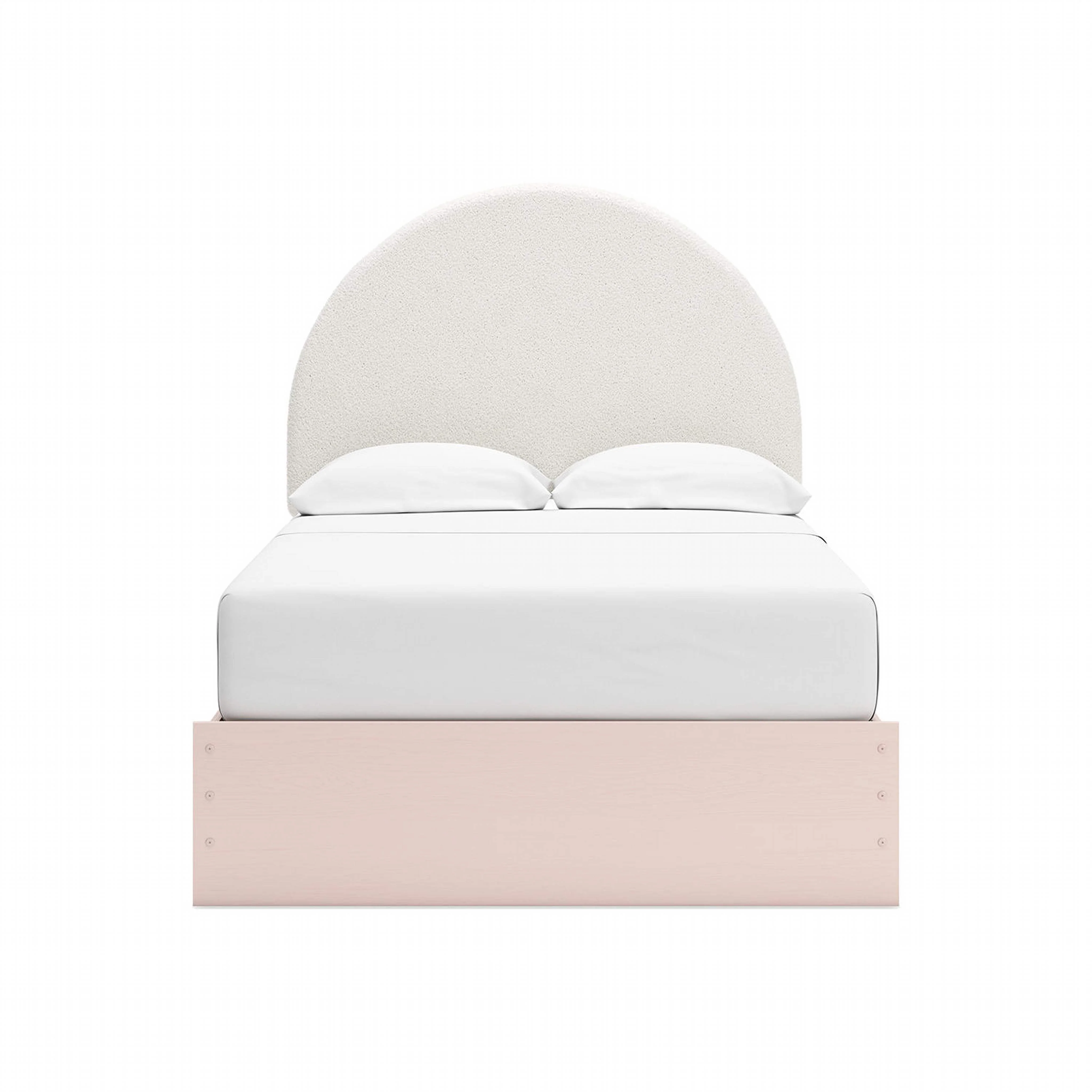 Wistenpine 6 Piece Platform Bedroom - Blush - Image 49