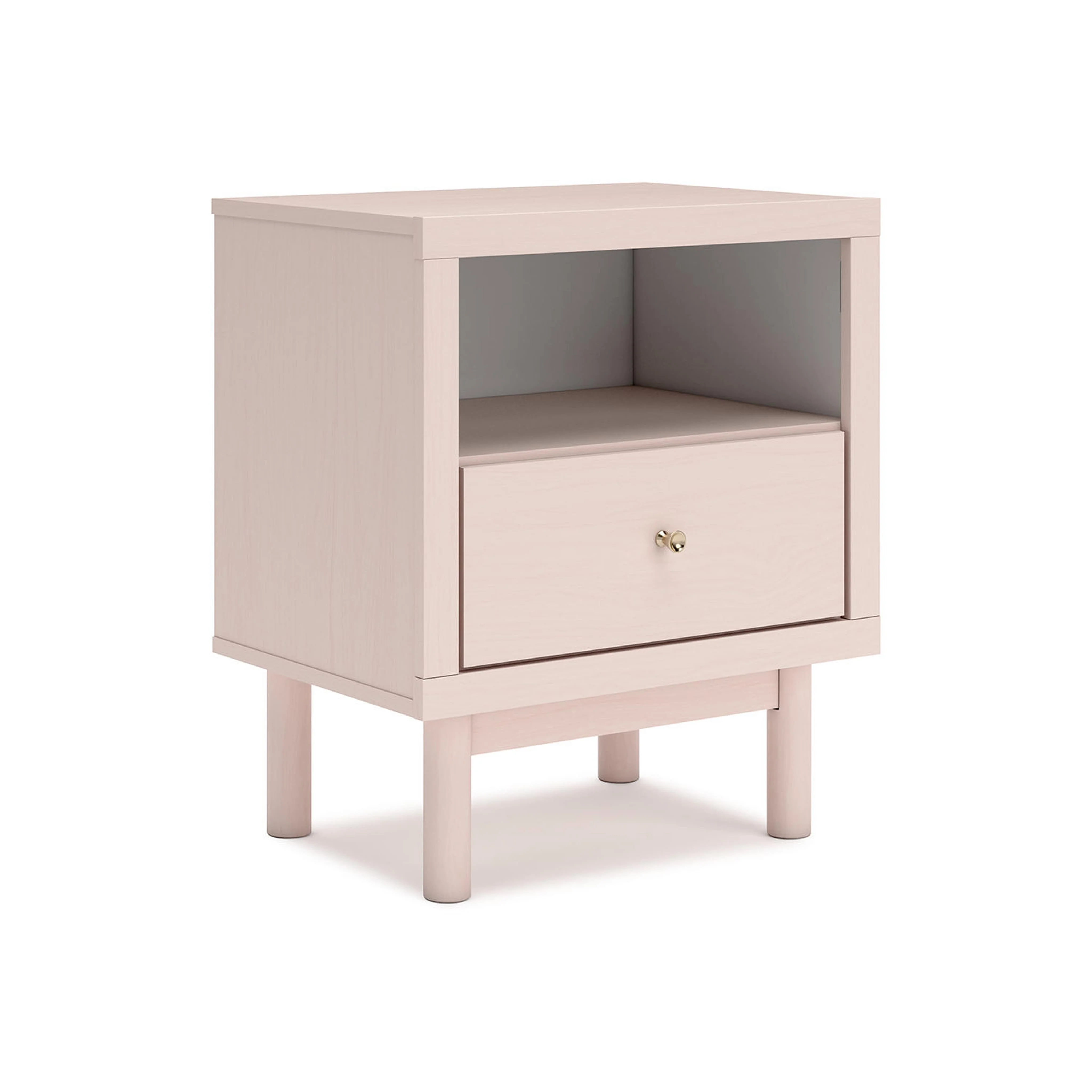 Wistenpine 6 Piece Platform Bedroom - Blush - Image 55