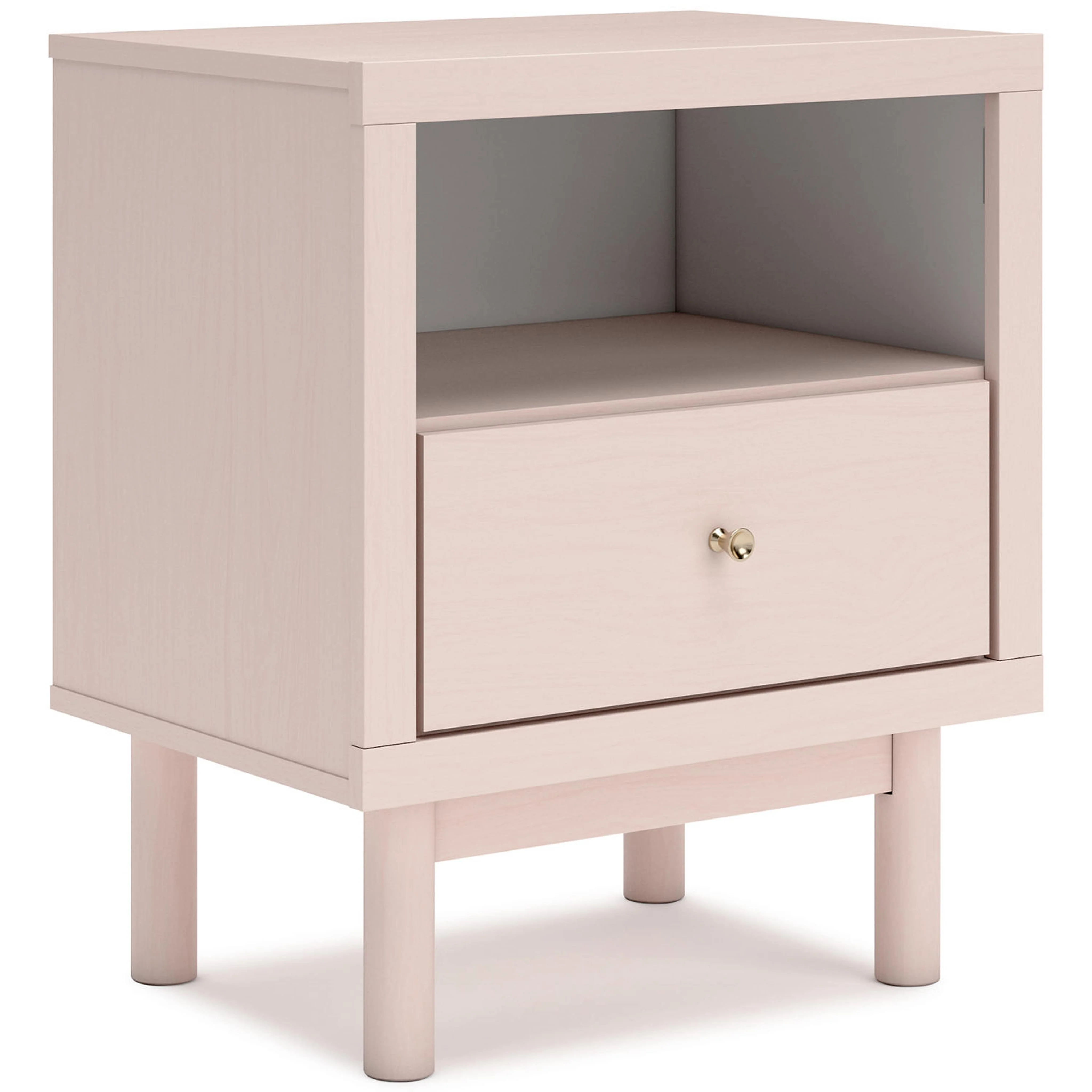 Wistenpine 6 Piece Platform Bedroom - Blush - Image 56