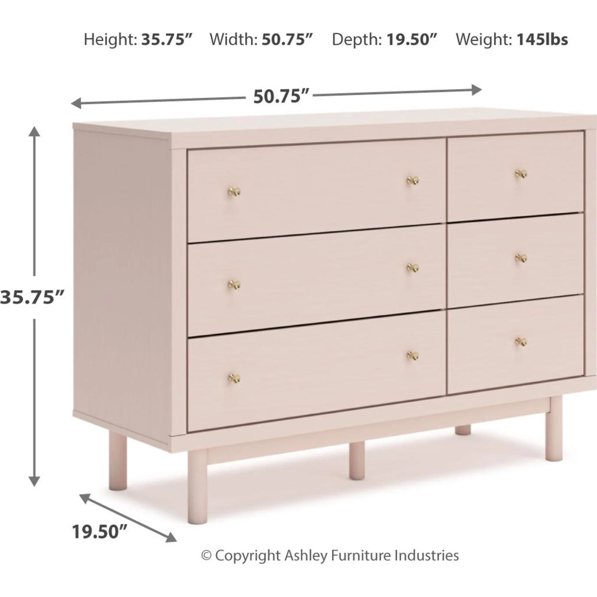 Wistenpine Dresser - Blush - Image 5