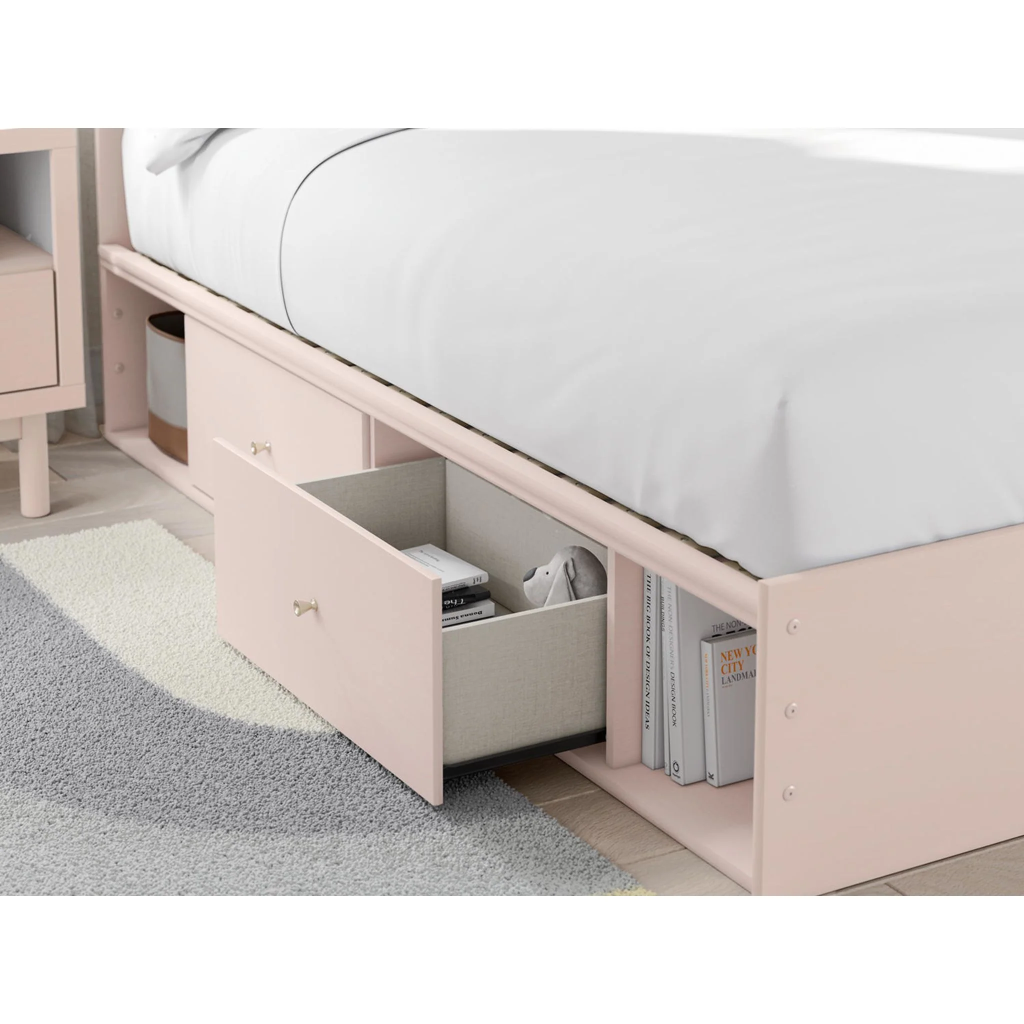 Wistenpine Full Storage Bed - Blush - Image 8
