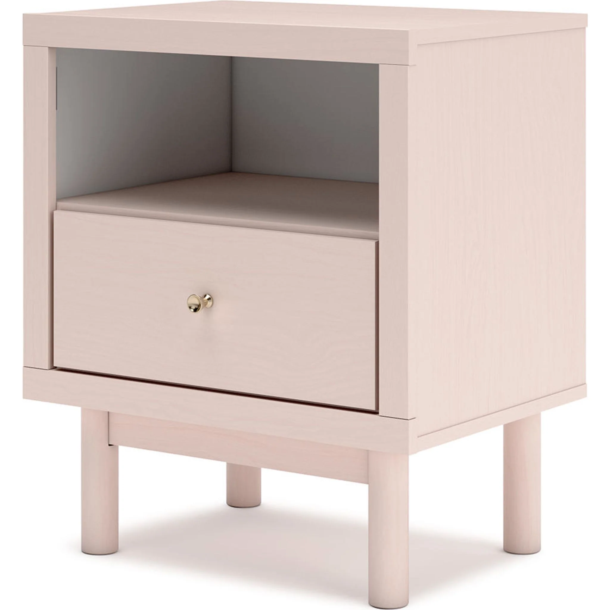Wistenpine Nightstand - Blush - Image 3