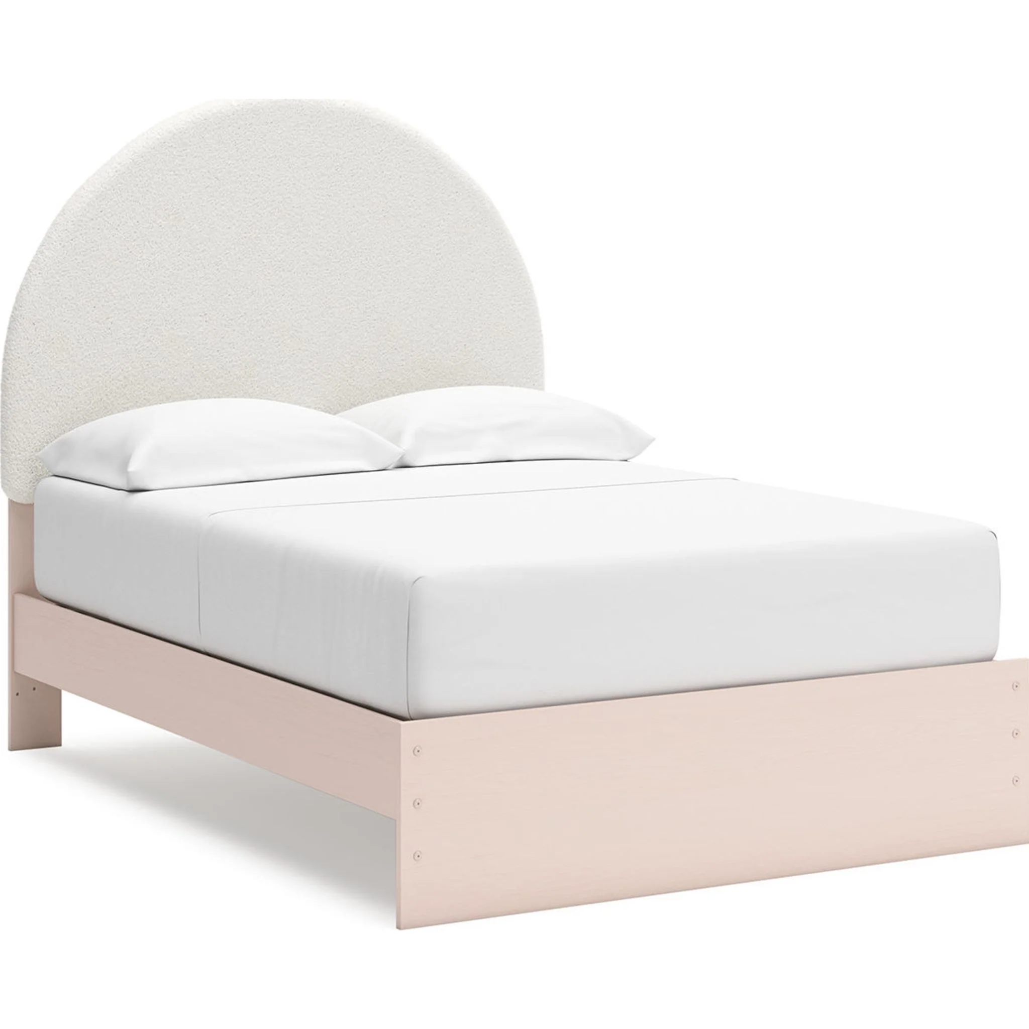 Wistenpine Platform Bed - Blush - Image 10