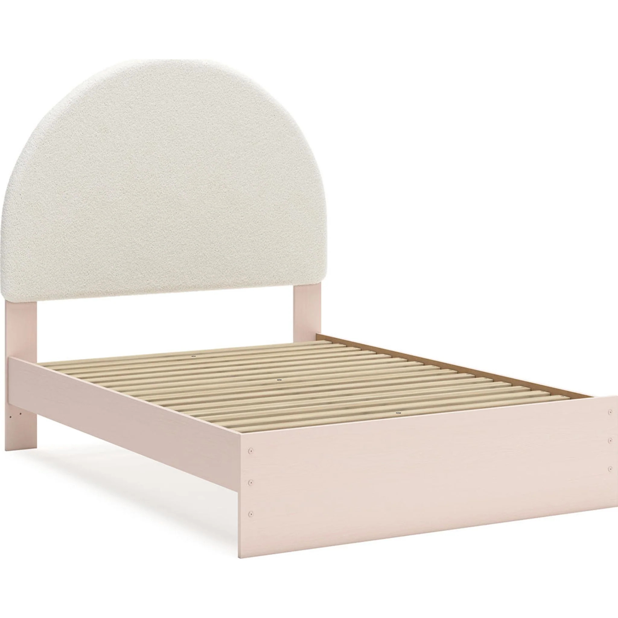 Wistenpine Platform Bed - Blush - Image 13
