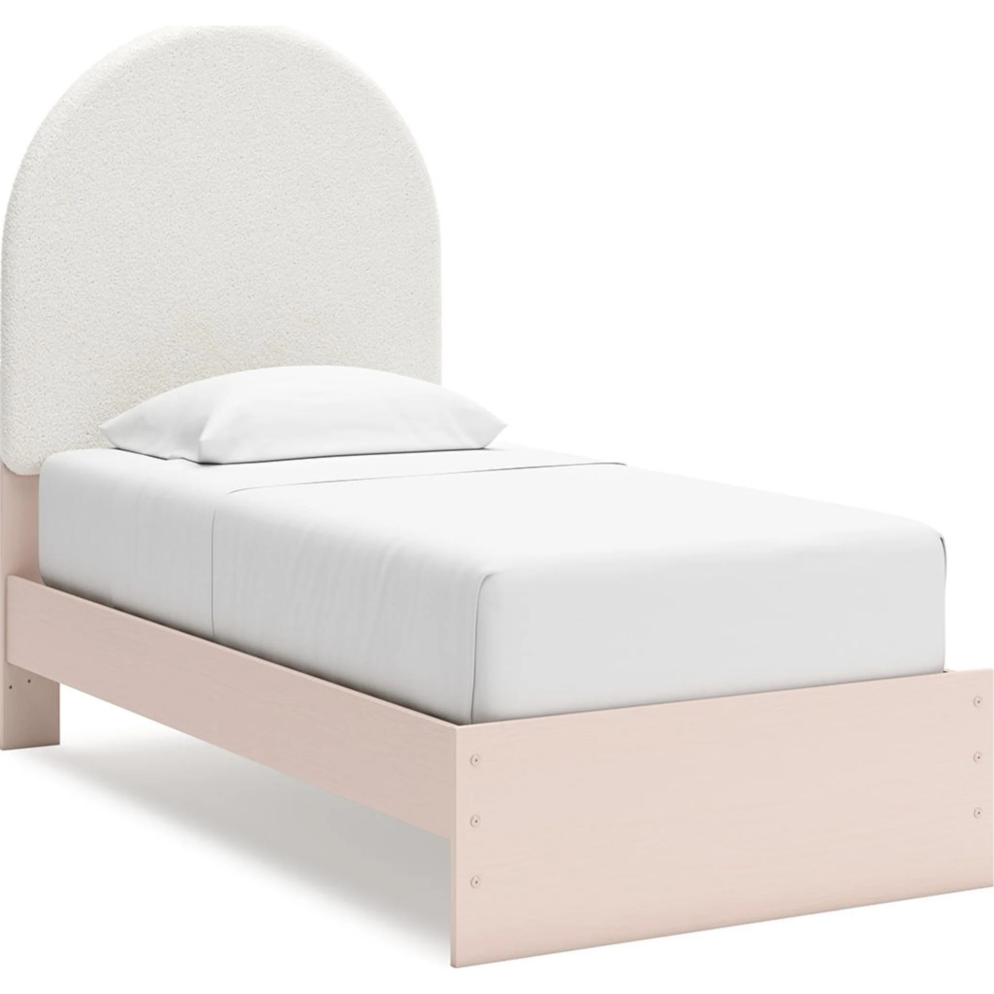 Wistenpine Platform Bed - Blush - Image 4