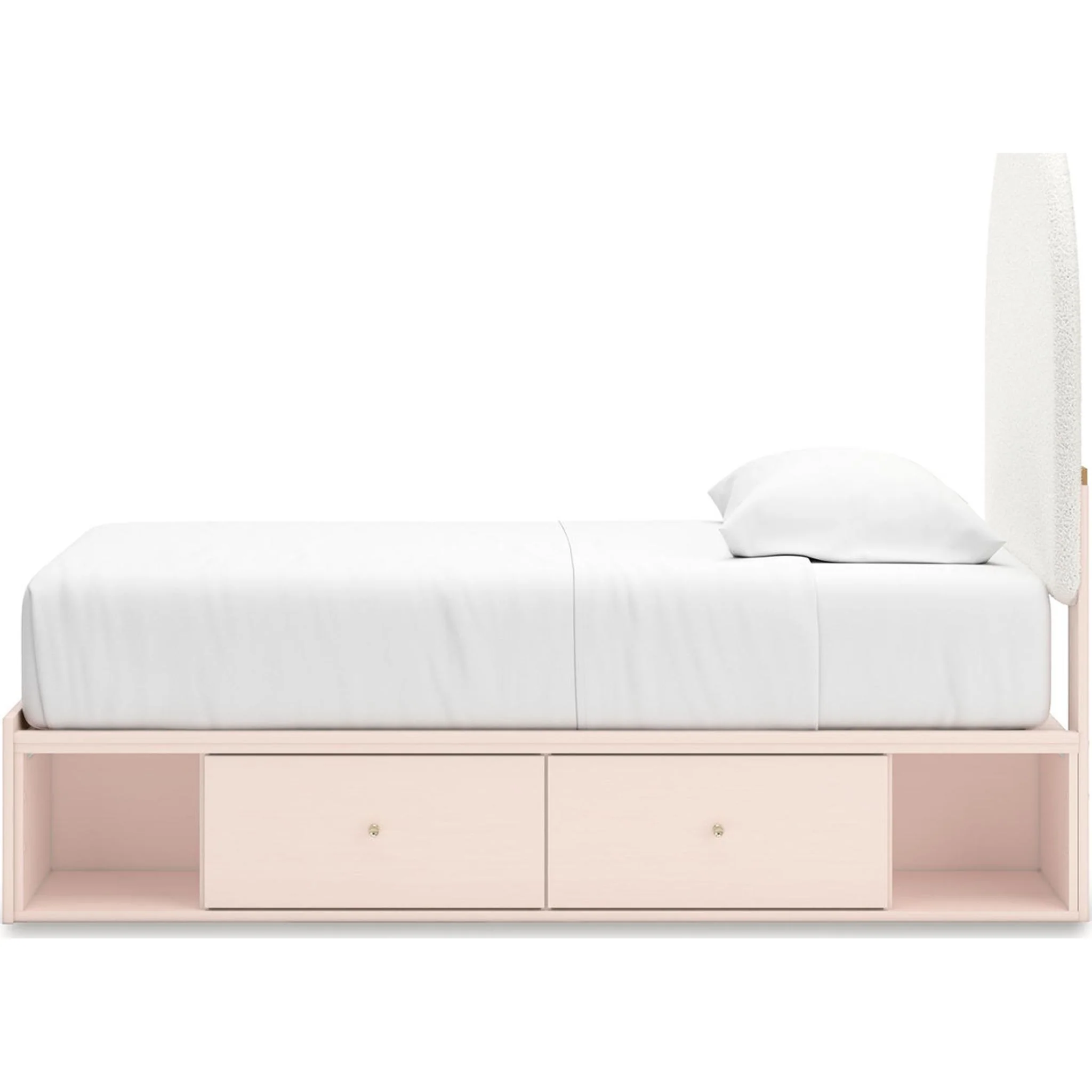 Wistenpine Twin Storage Bed - Blush - Image 15