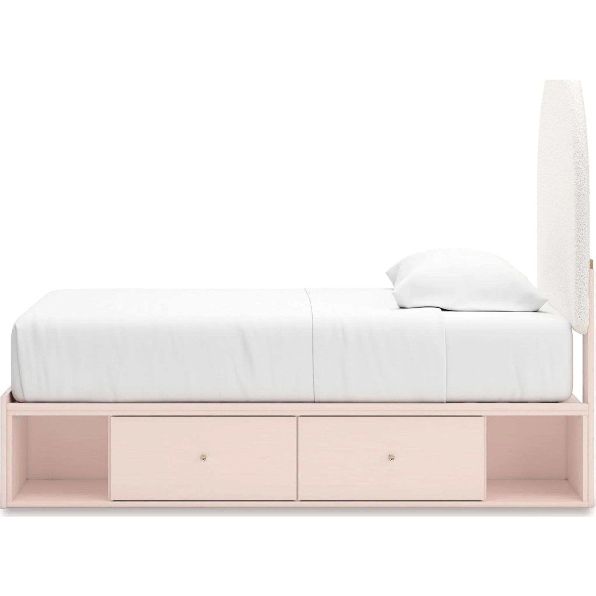 Wistenpine Twin Storage Bed - Blush - Image 12