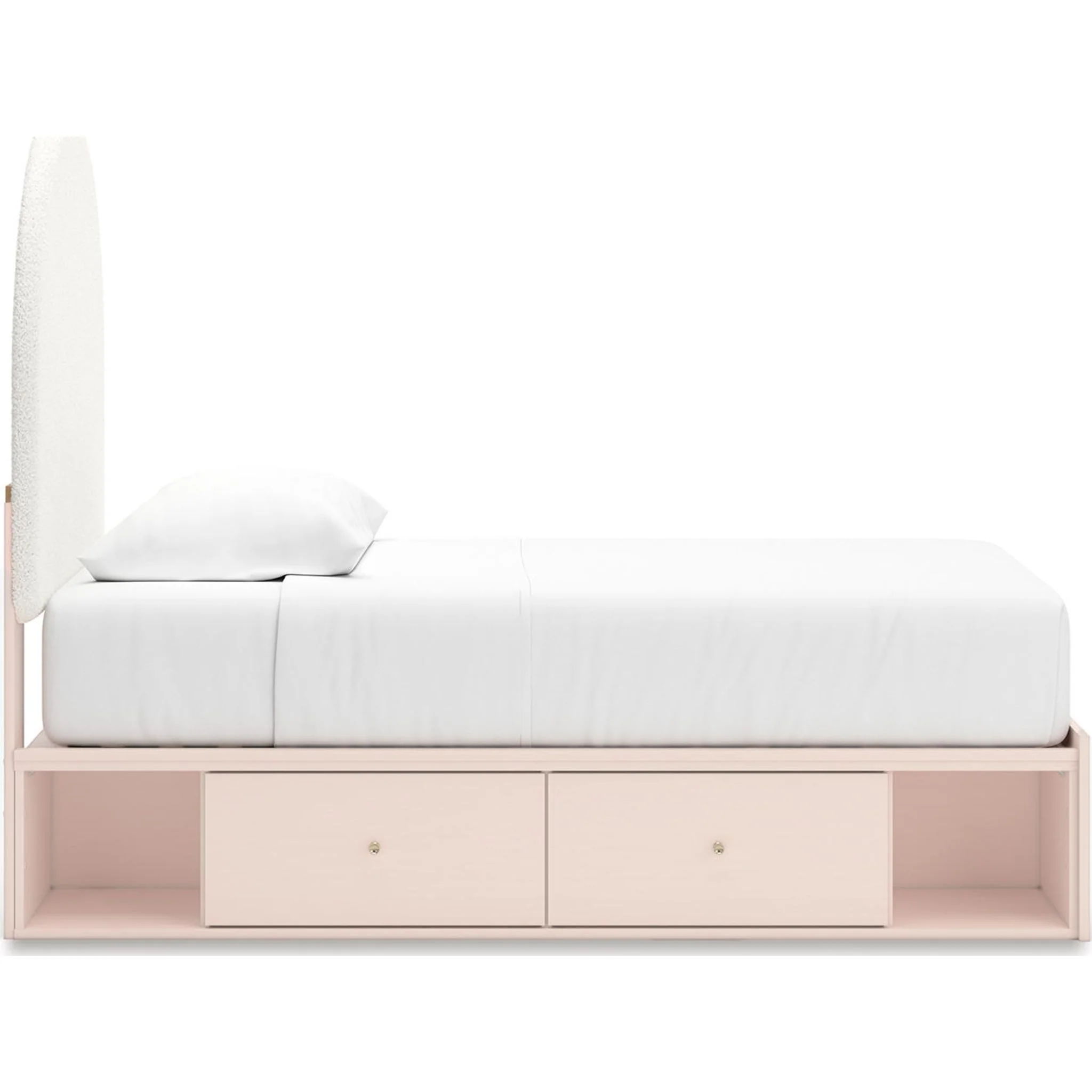 Wistenpine Twin Storage Bed - Blush - Image 13
