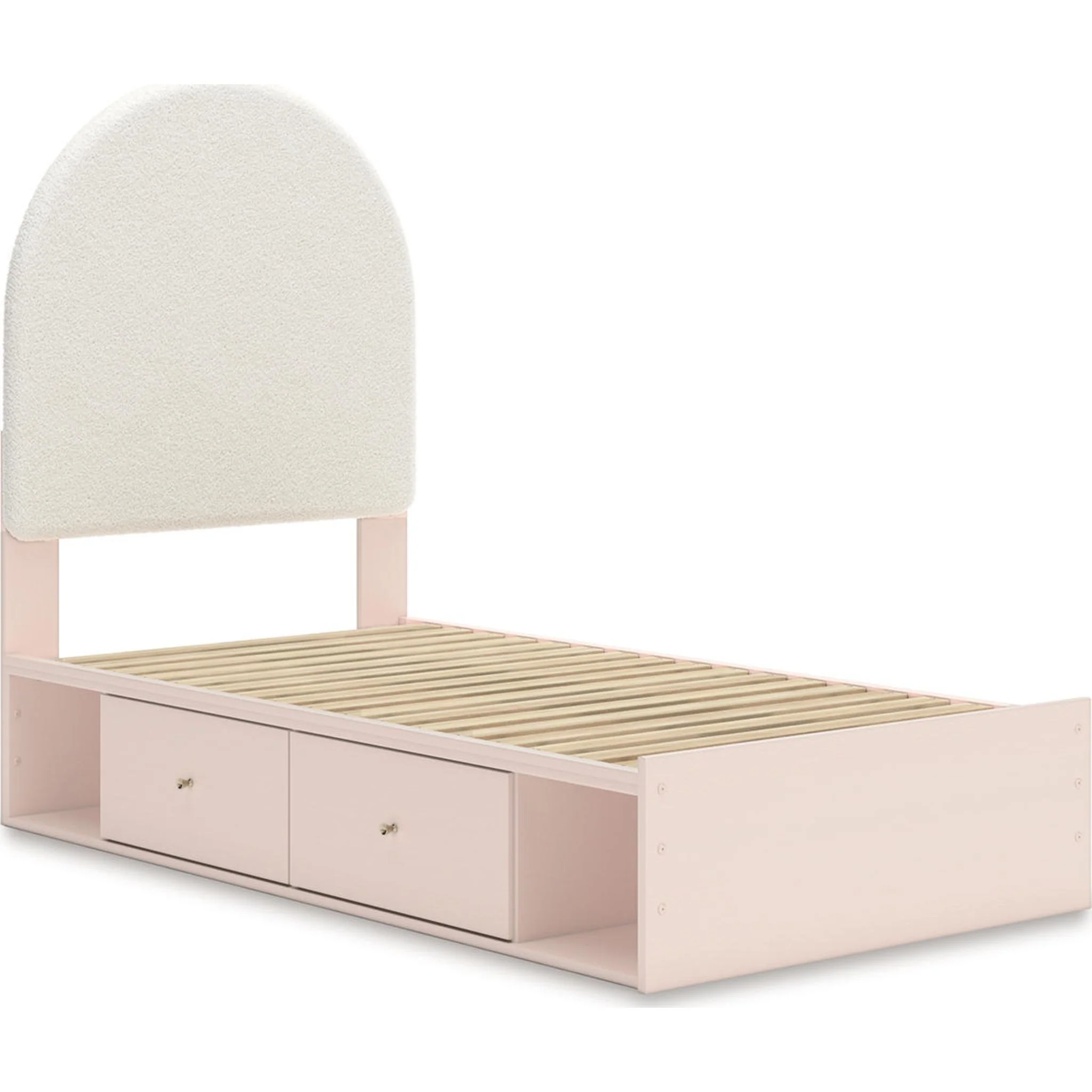 Wistenpine Twin Storage Bed - Blush - Image 18