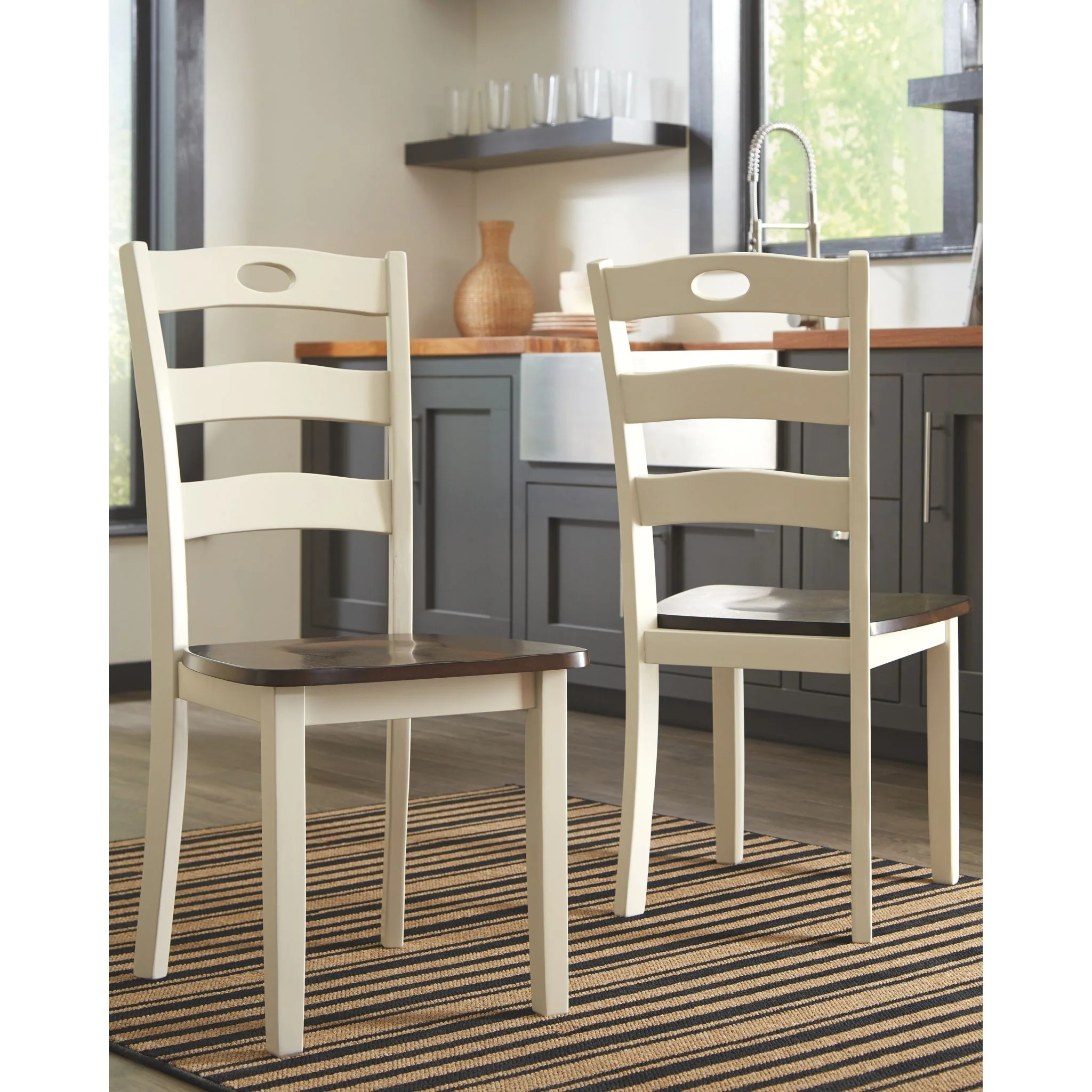 Woodanville Side Chair - Two Tone - (D335-01) - Image 2