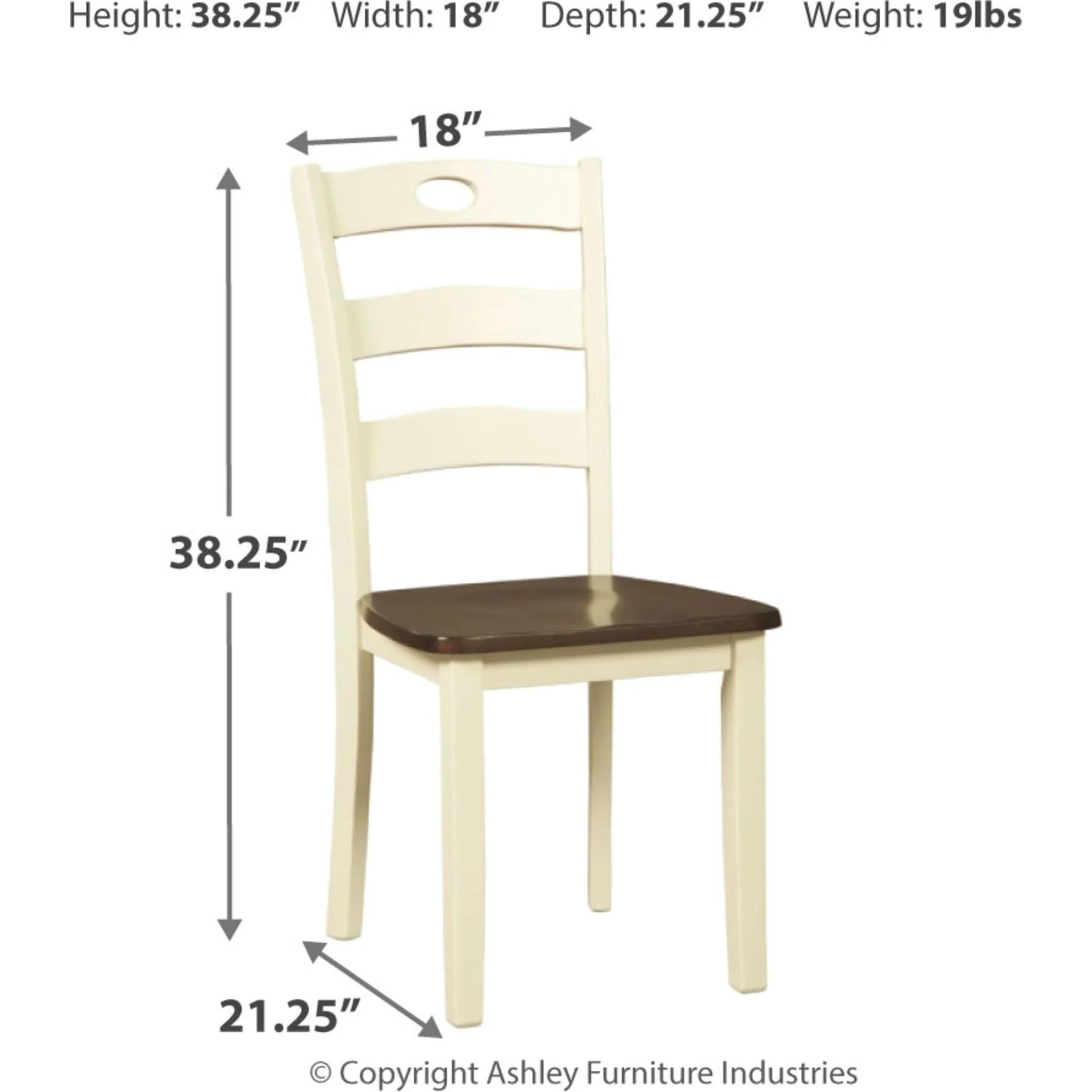 Woodanville Side Chair - Two Tone - (D335-01) - Image 4