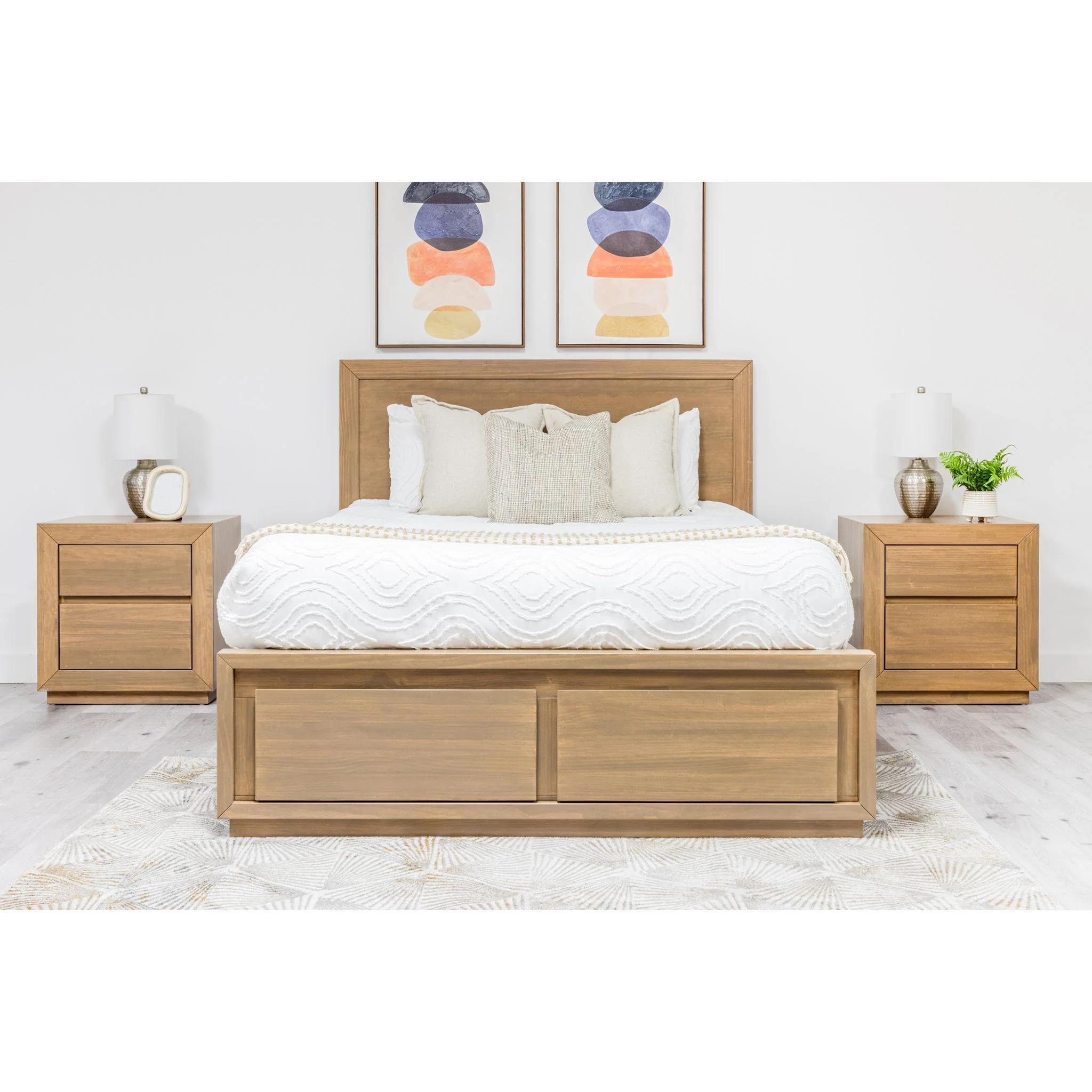 Wren Full Storage Bed - Souffle - Image 2