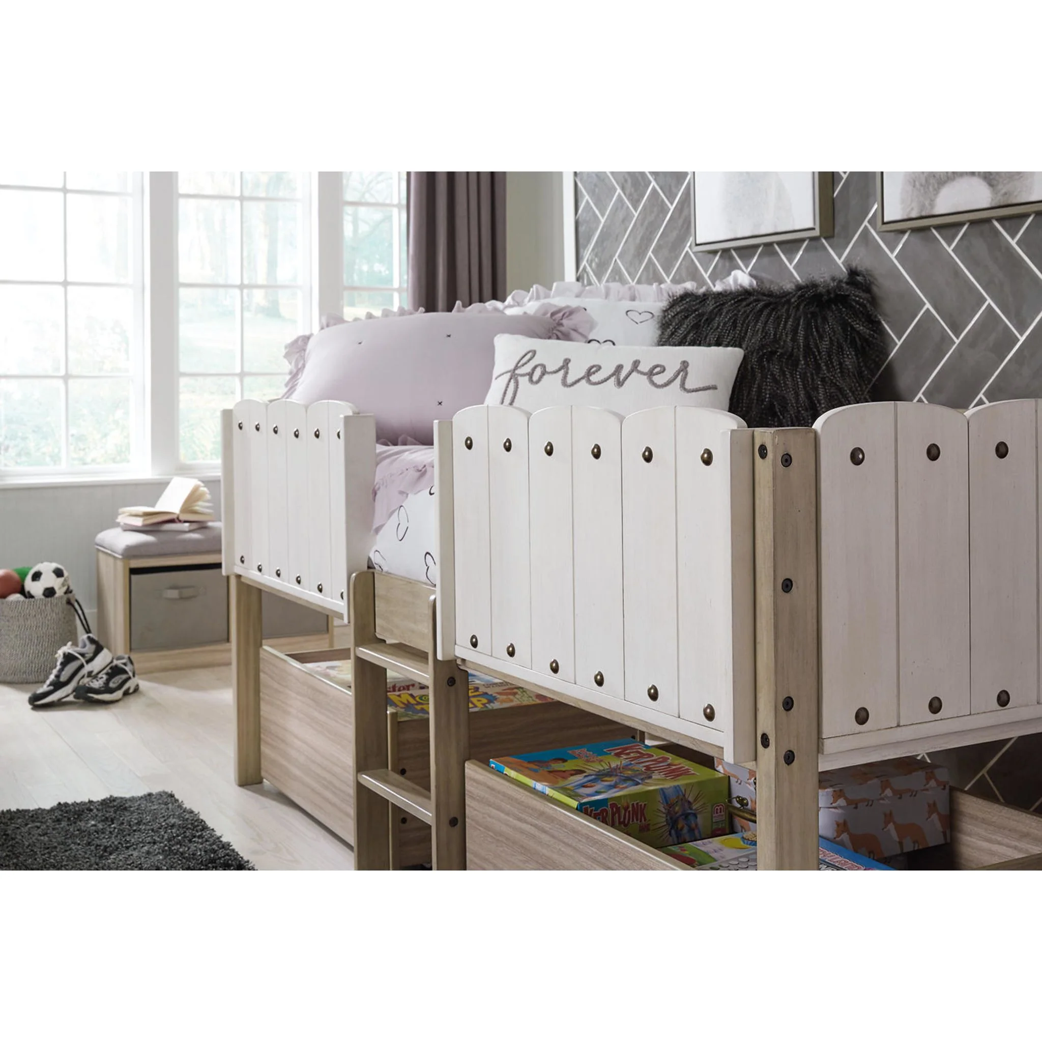 Wrenalyn Twin Loft Bed - Two-tone - Image 50