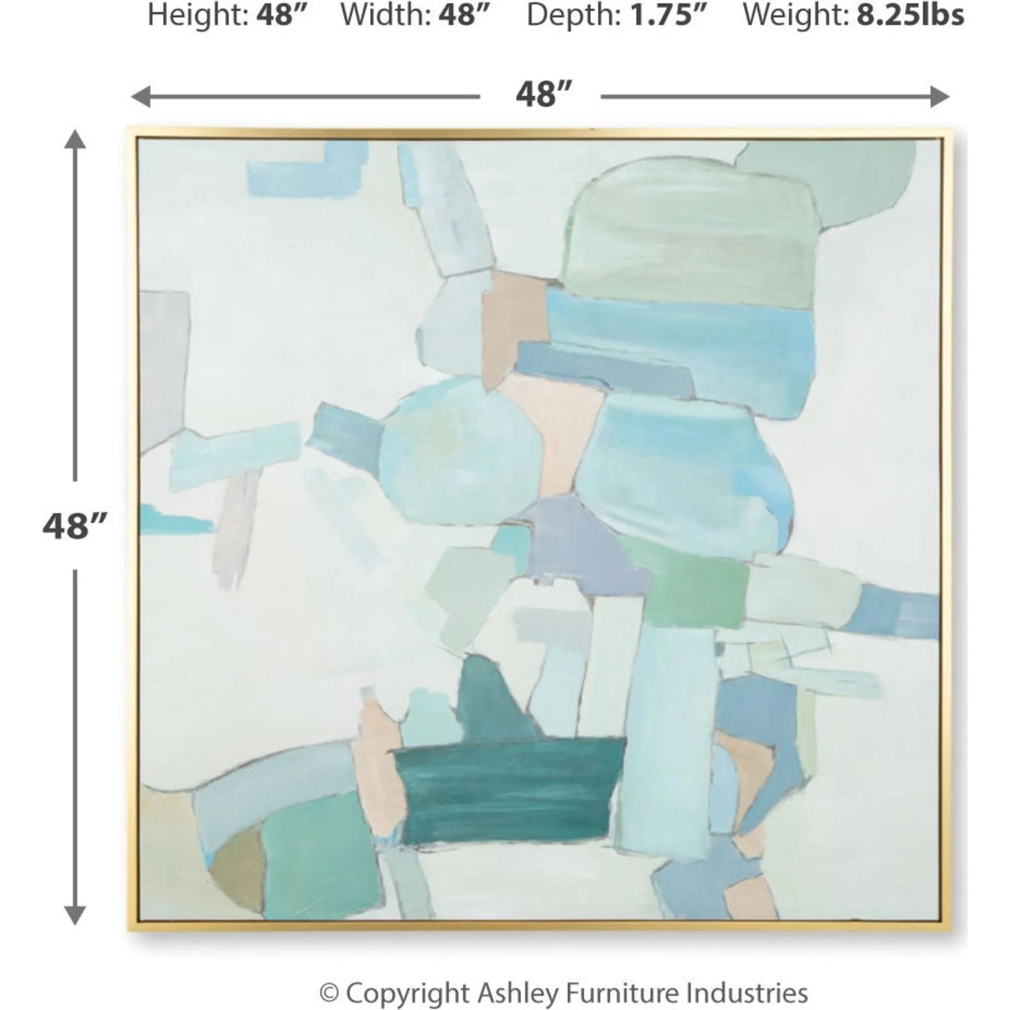 Wynburn Wall Art 48.00" x 48.00" - Image 3
