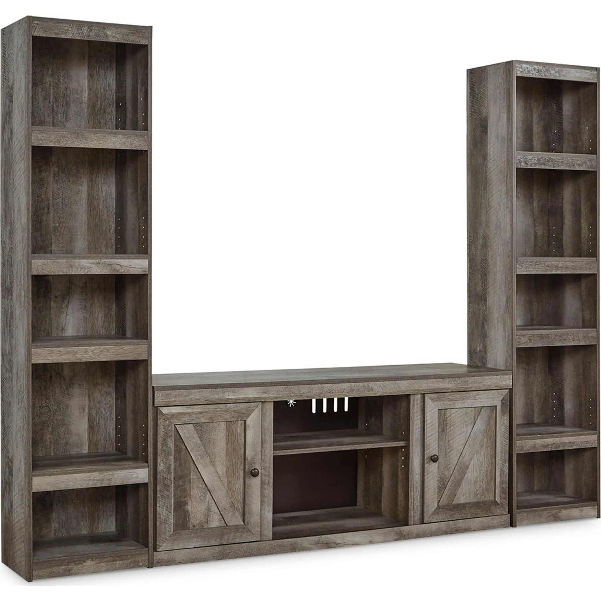 Wynnlow 3 Piece Entertainment Unit - Gray - Image 2