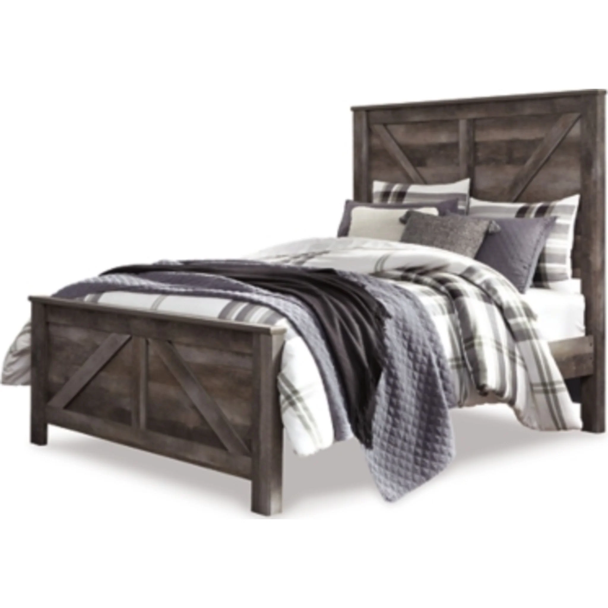 Wynnlow 5 Piece Queen Panel Bedroom - Gray - Image 4