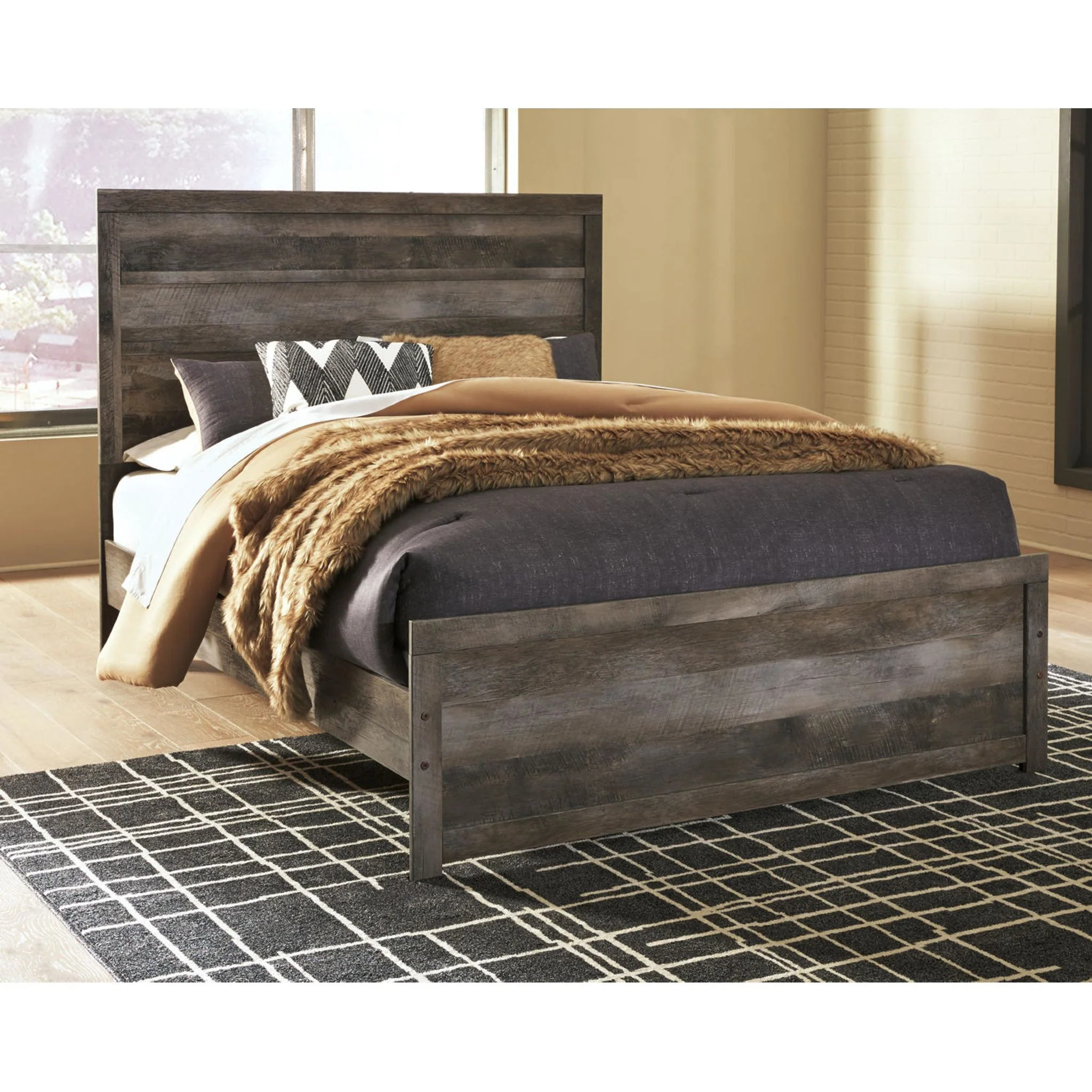 Wynnlow 6 Piece Panel Bedroom - Gray - Image 6