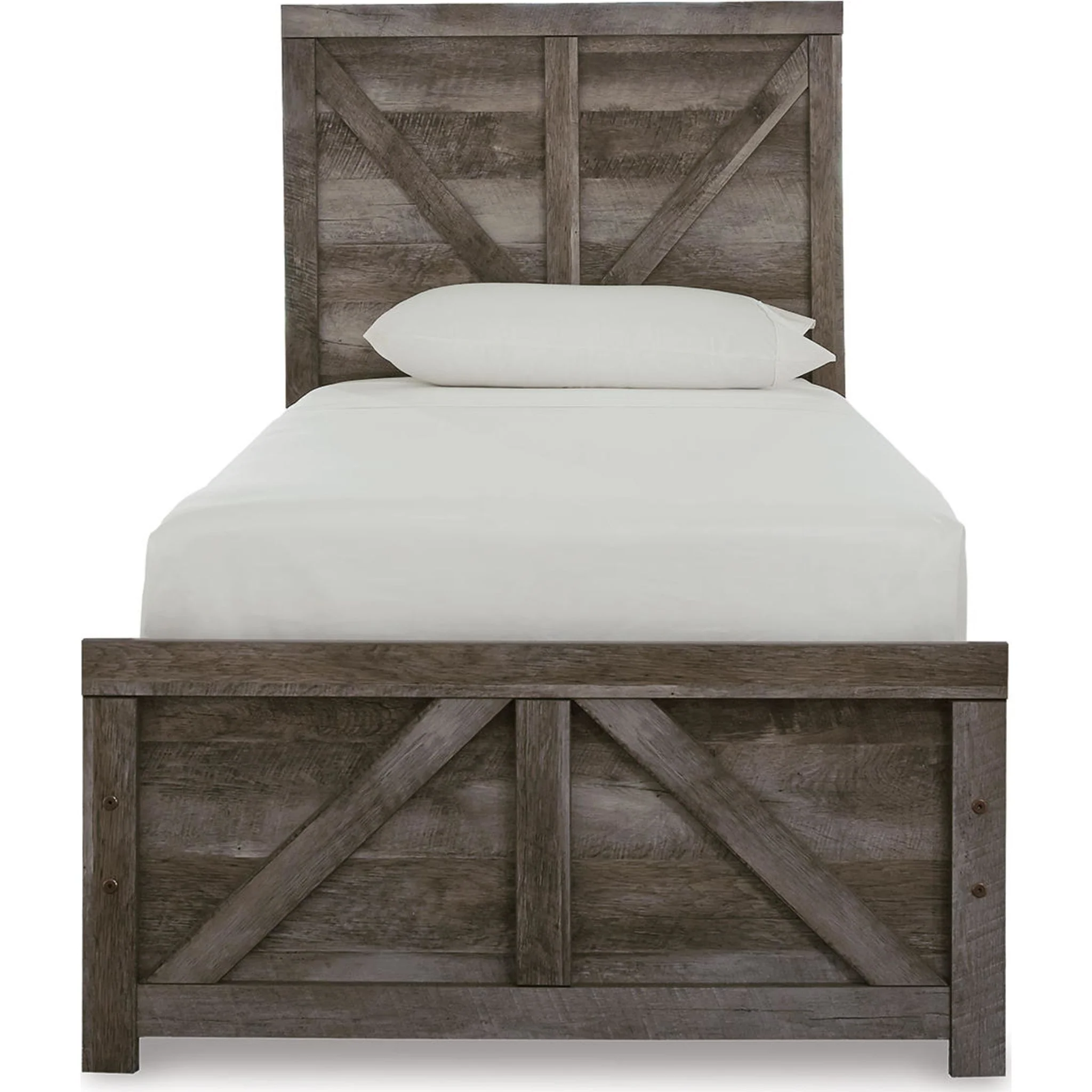 Wynnlow Crossbuck Panel Bed - Gray - Image 12