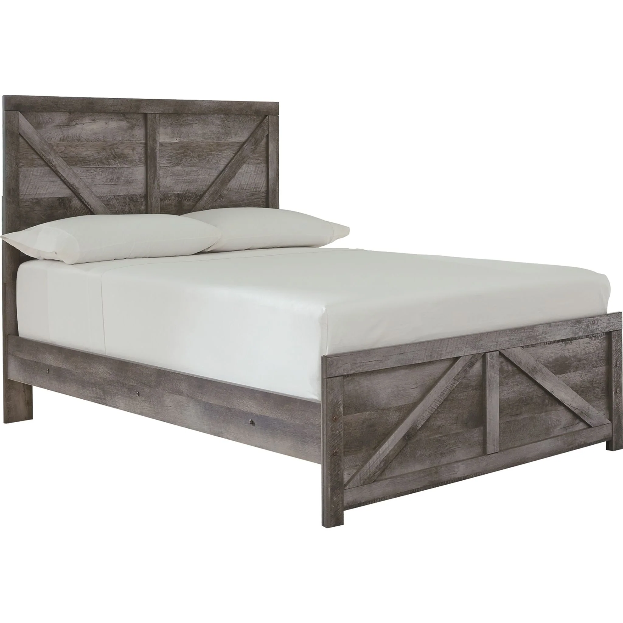 Wynnlow Crossbuck Panel Bed - Gray - Image 17