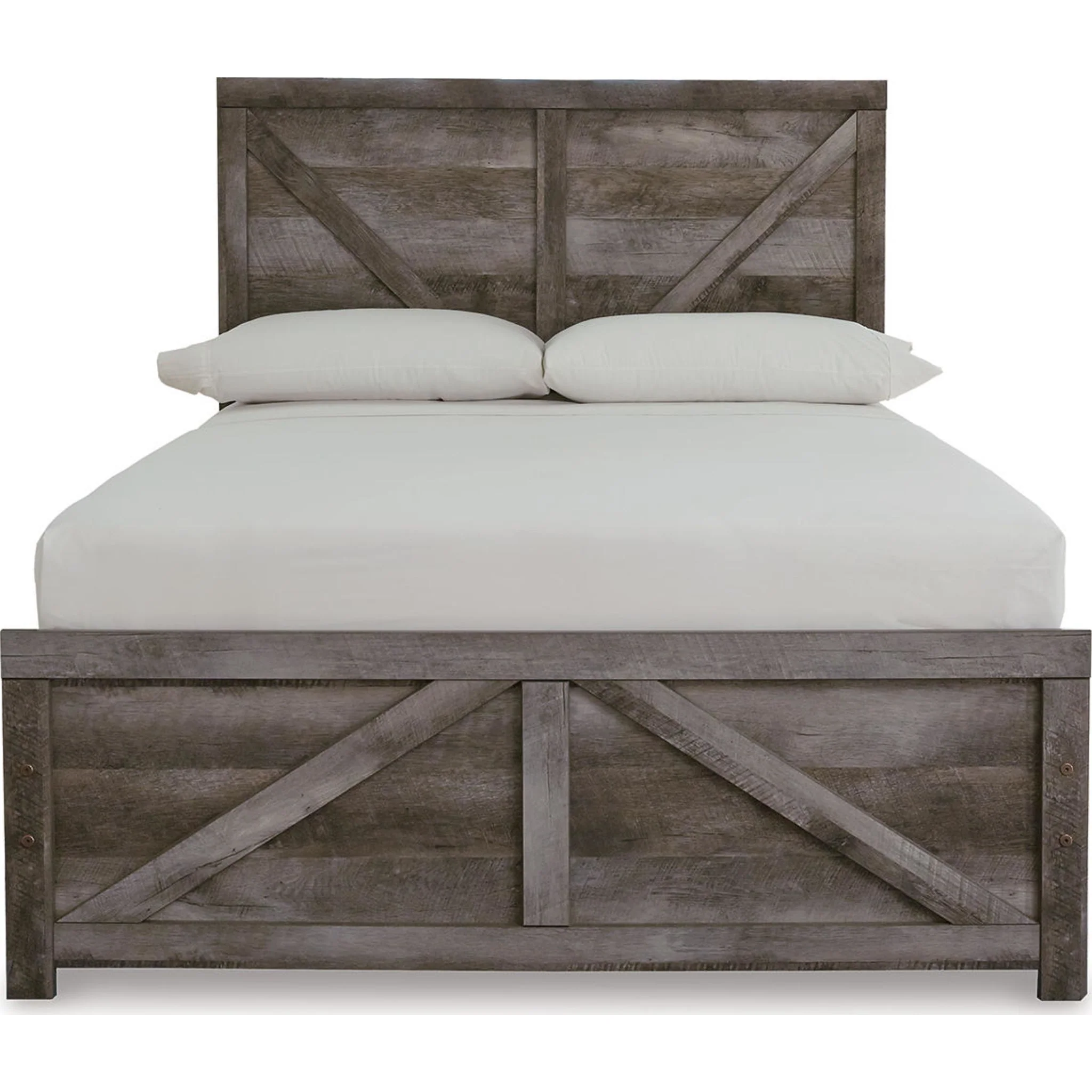 Wynnlow Crossbuck Panel Bed - Gray - Image 28