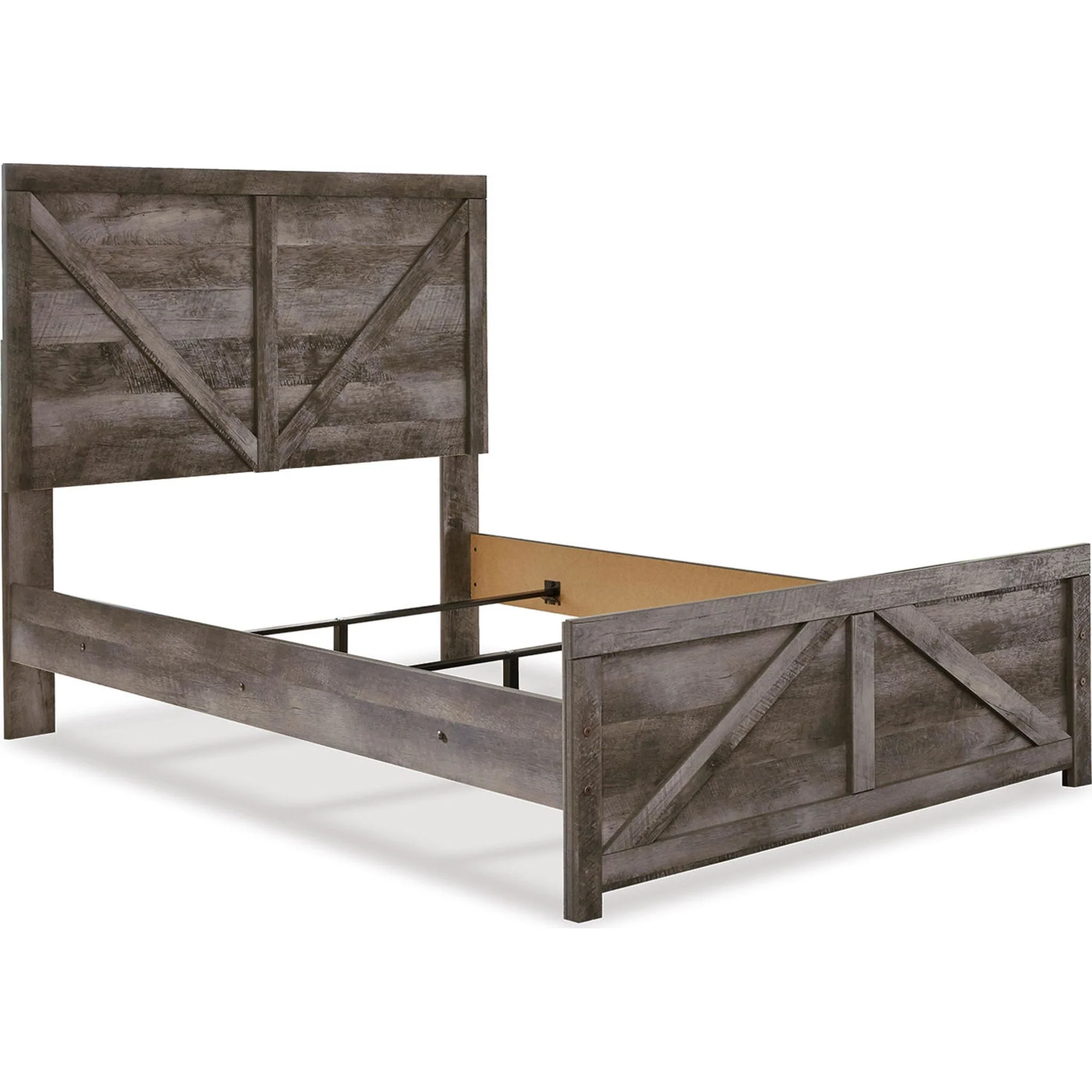 Wynnlow Crossbuck Panel Bed - Gray - Image 29