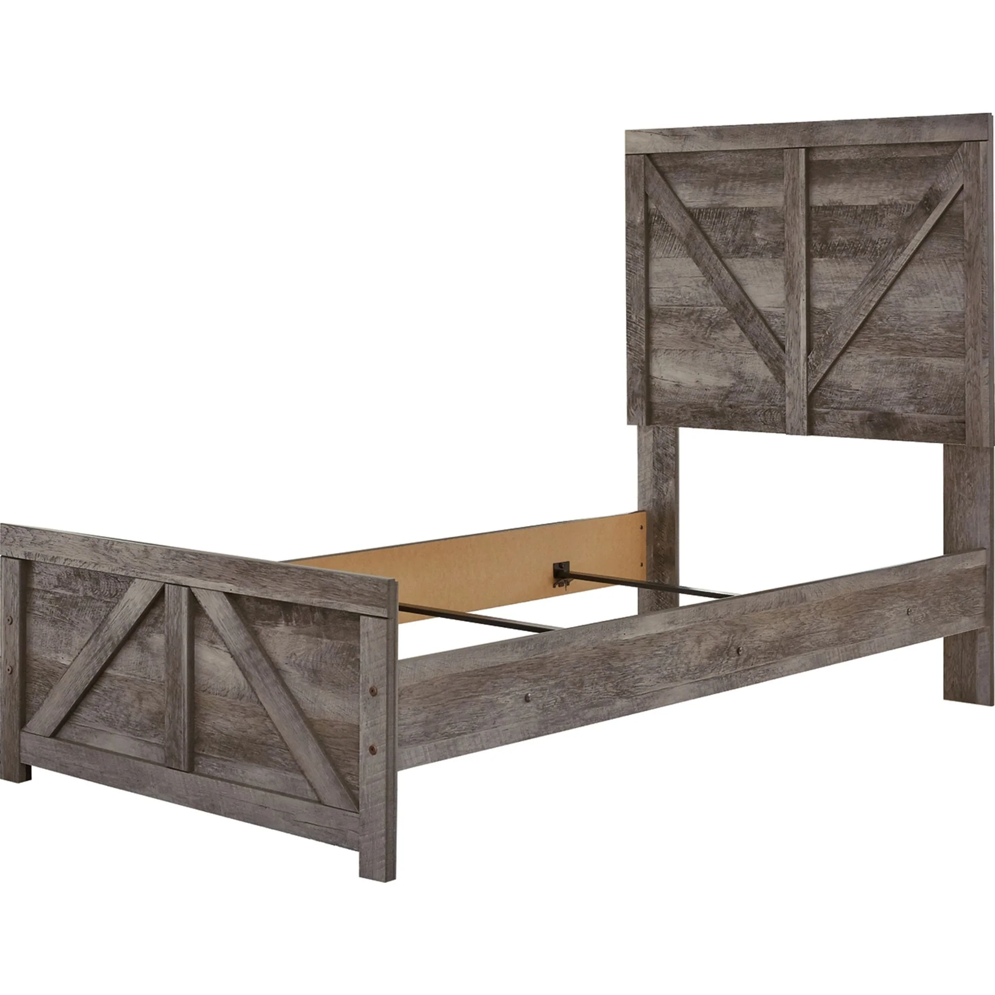 Wynnlow Crossbuck Panel Bed - Gray - Image 5