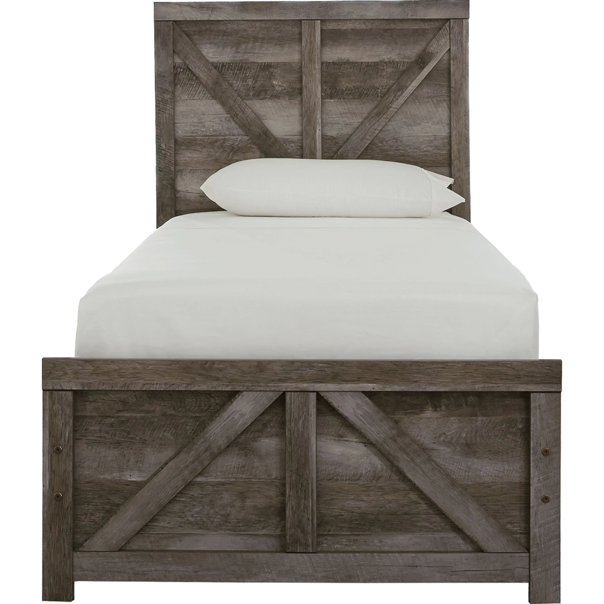 Wynnlow Crossbuck Panel Bed - Gray - Image 6