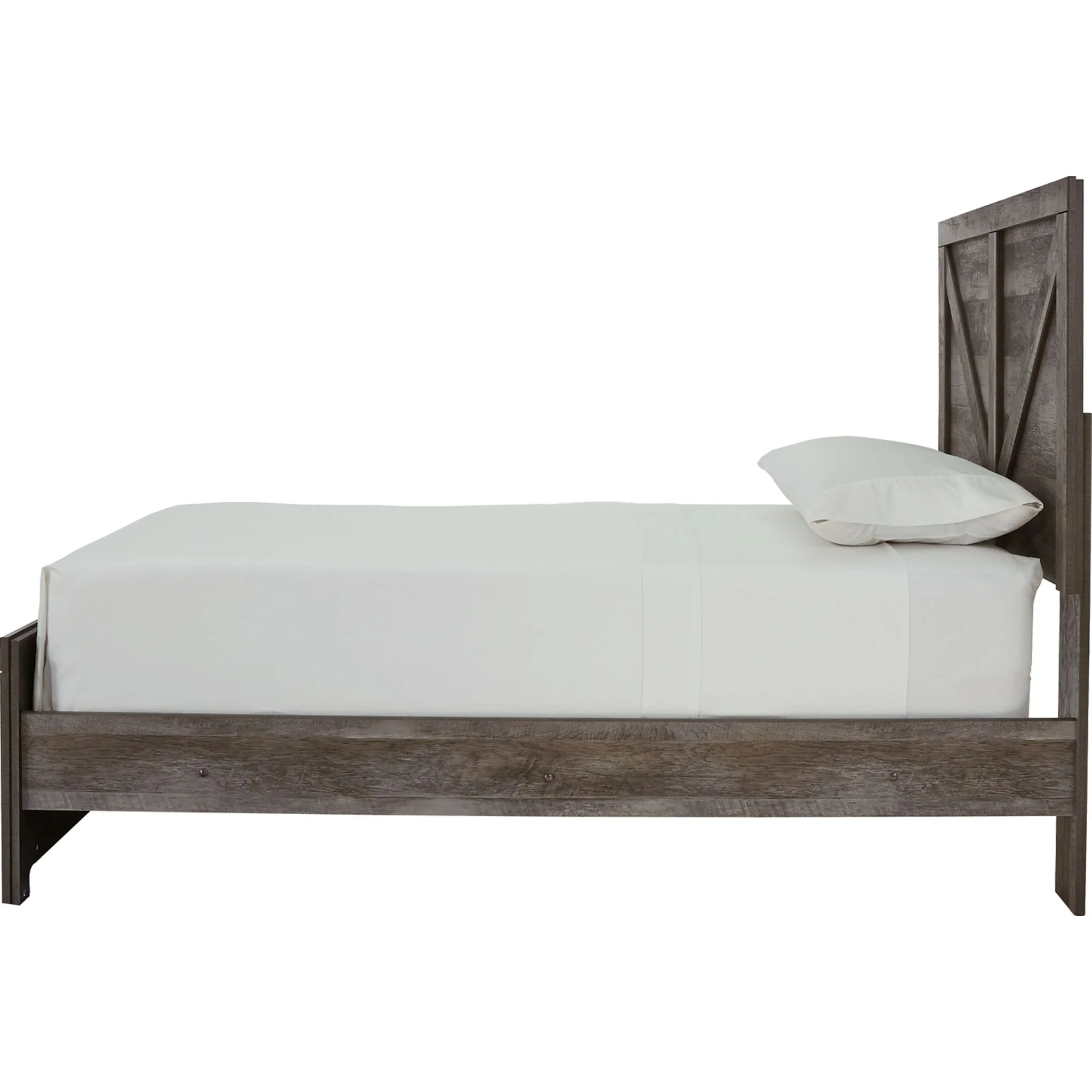 Wynnlow Crossbuck Panel Bed - Gray - Image 7