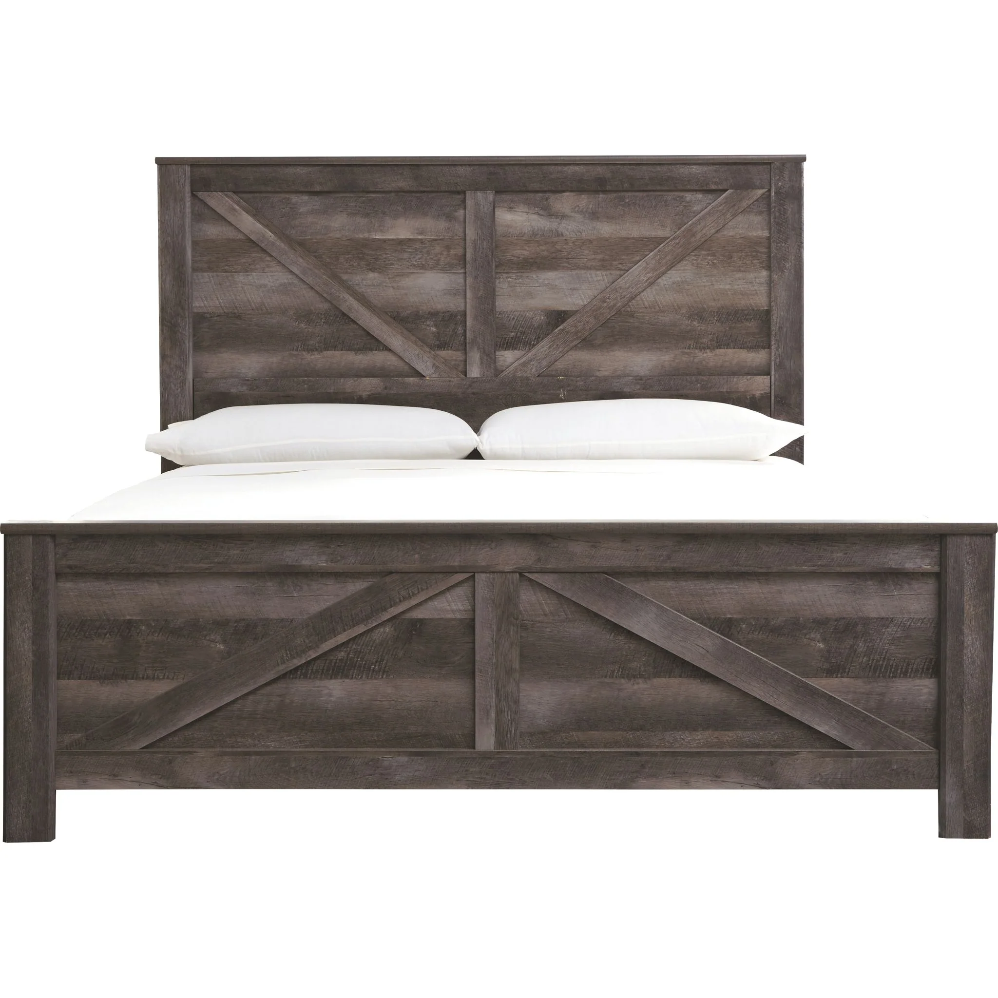 Wynnlow Crossbuck Panel Bed - Gray - Image 13