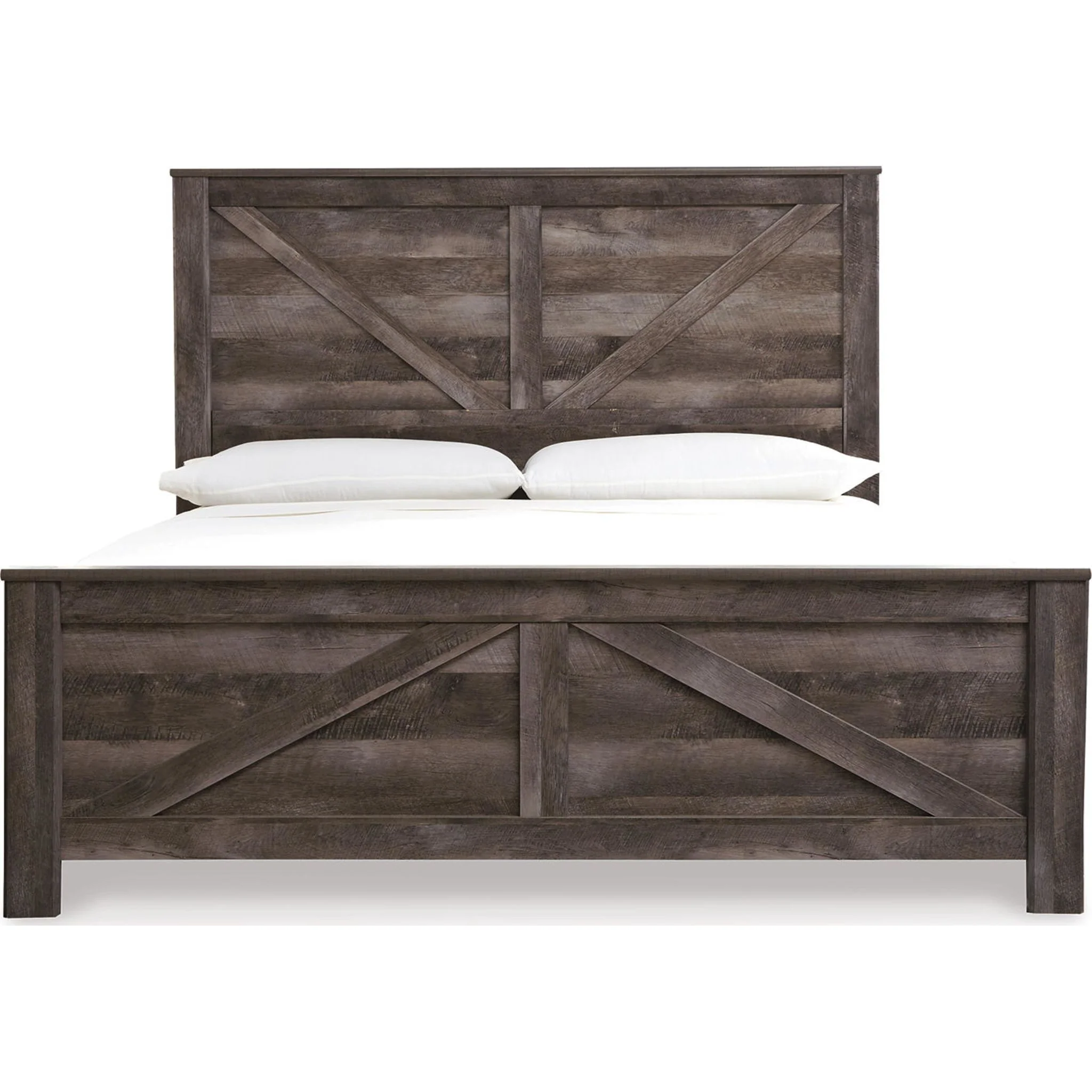 Wynnlow Crossbuck Panel Bed - Gray - Image 22
