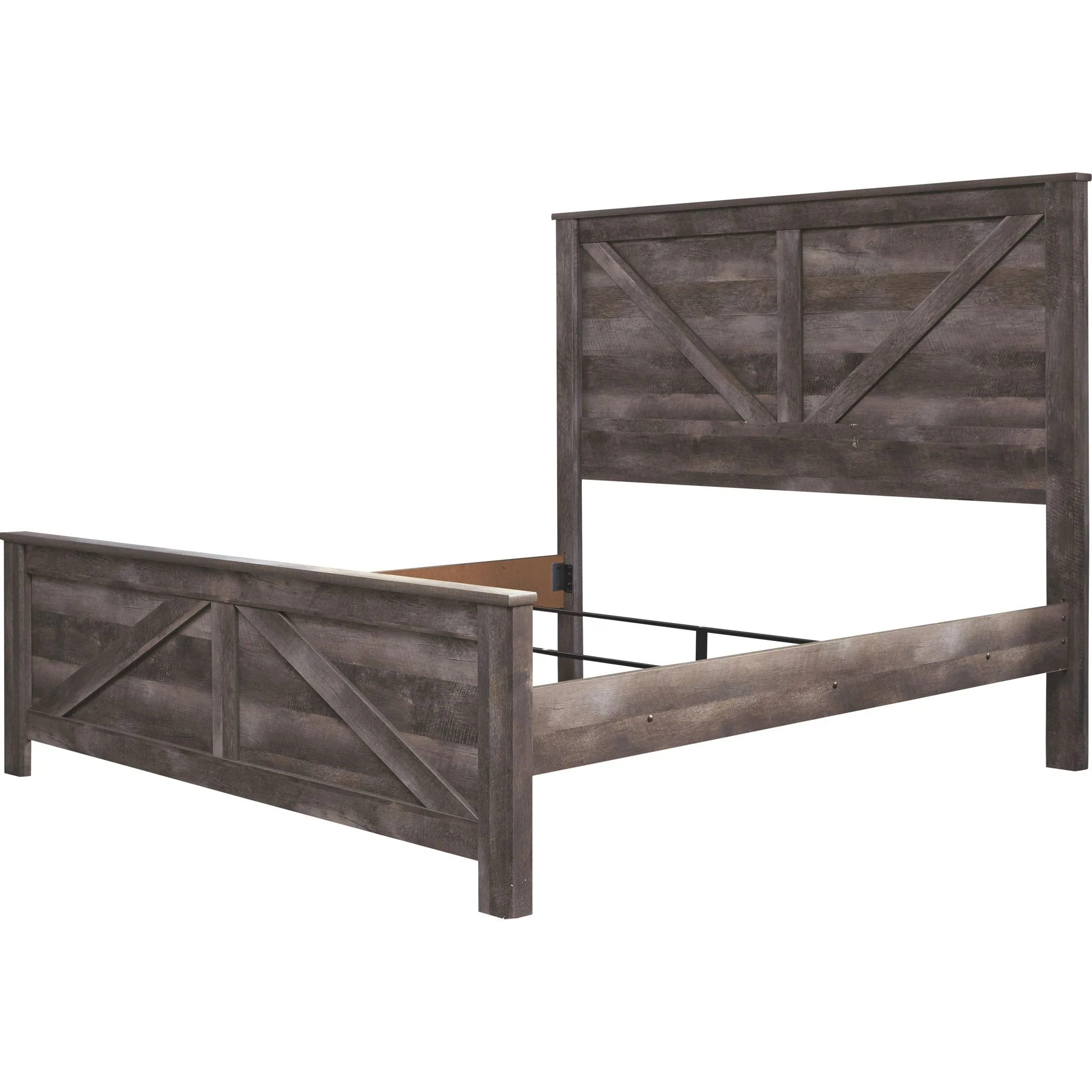 Wynnlow Crossbuck Panel Bed - Gray - Image 26