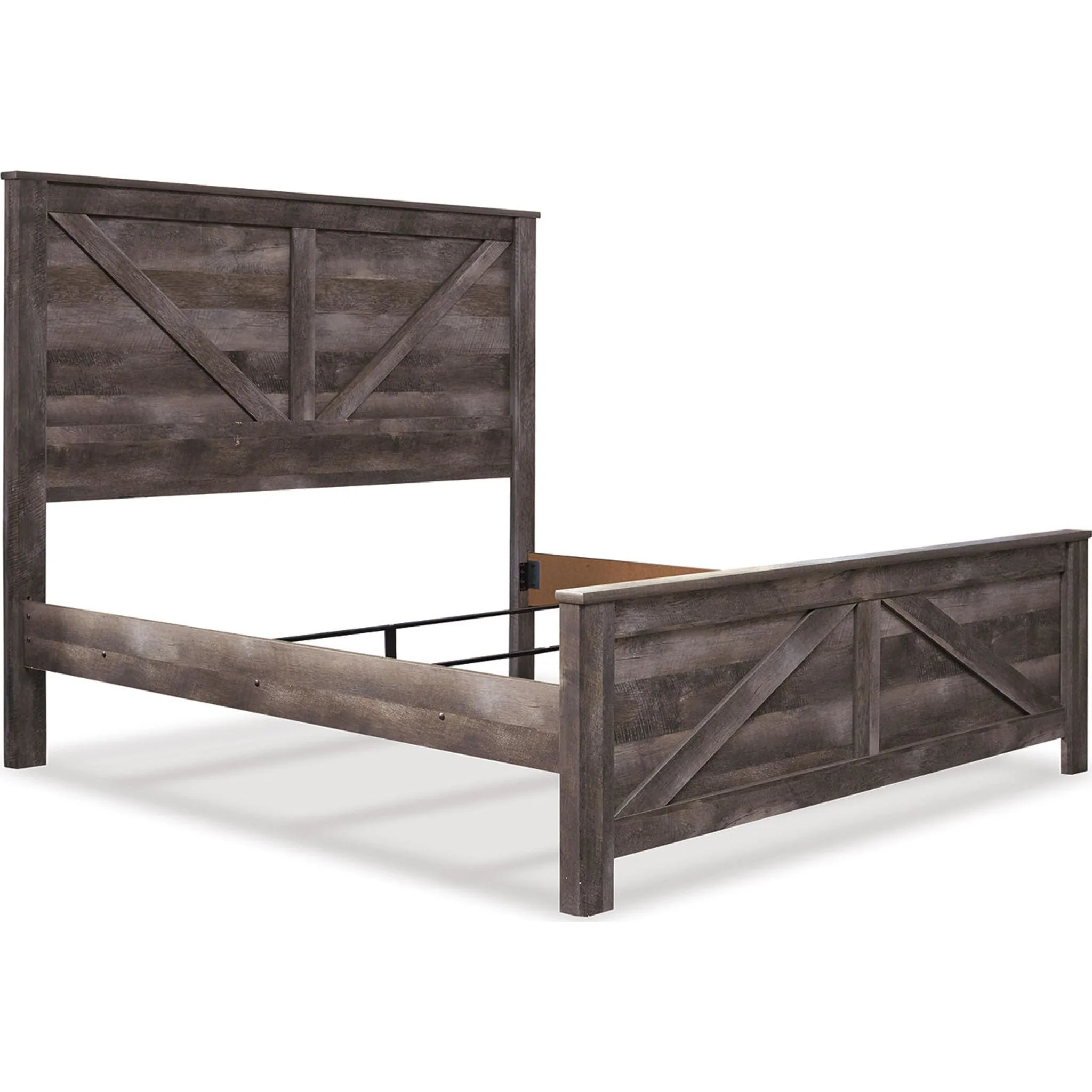 Wynnlow Crossbuck Panel Bed - Gray - Image 33