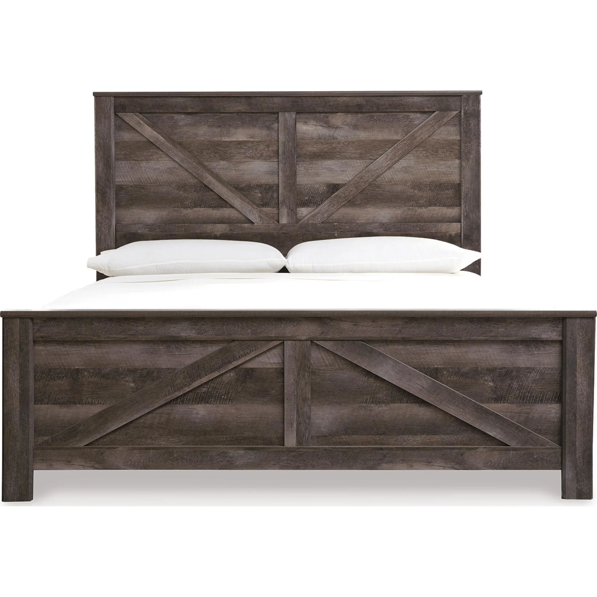 Wynnlow Crossbuck Panel Bed - Gray - Image 36