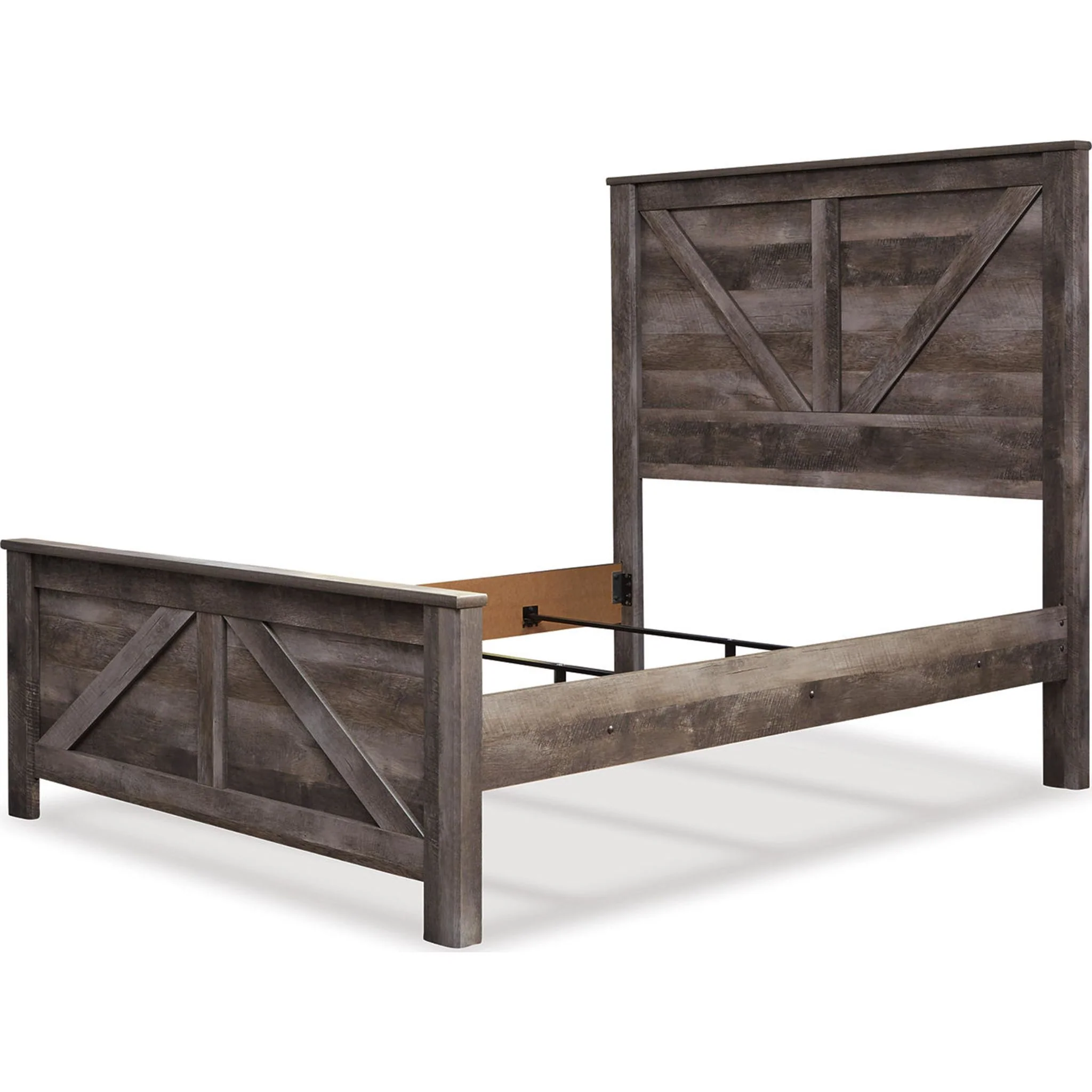 Wynnlow Crossbuck Panel Bed - Gray - Image 42