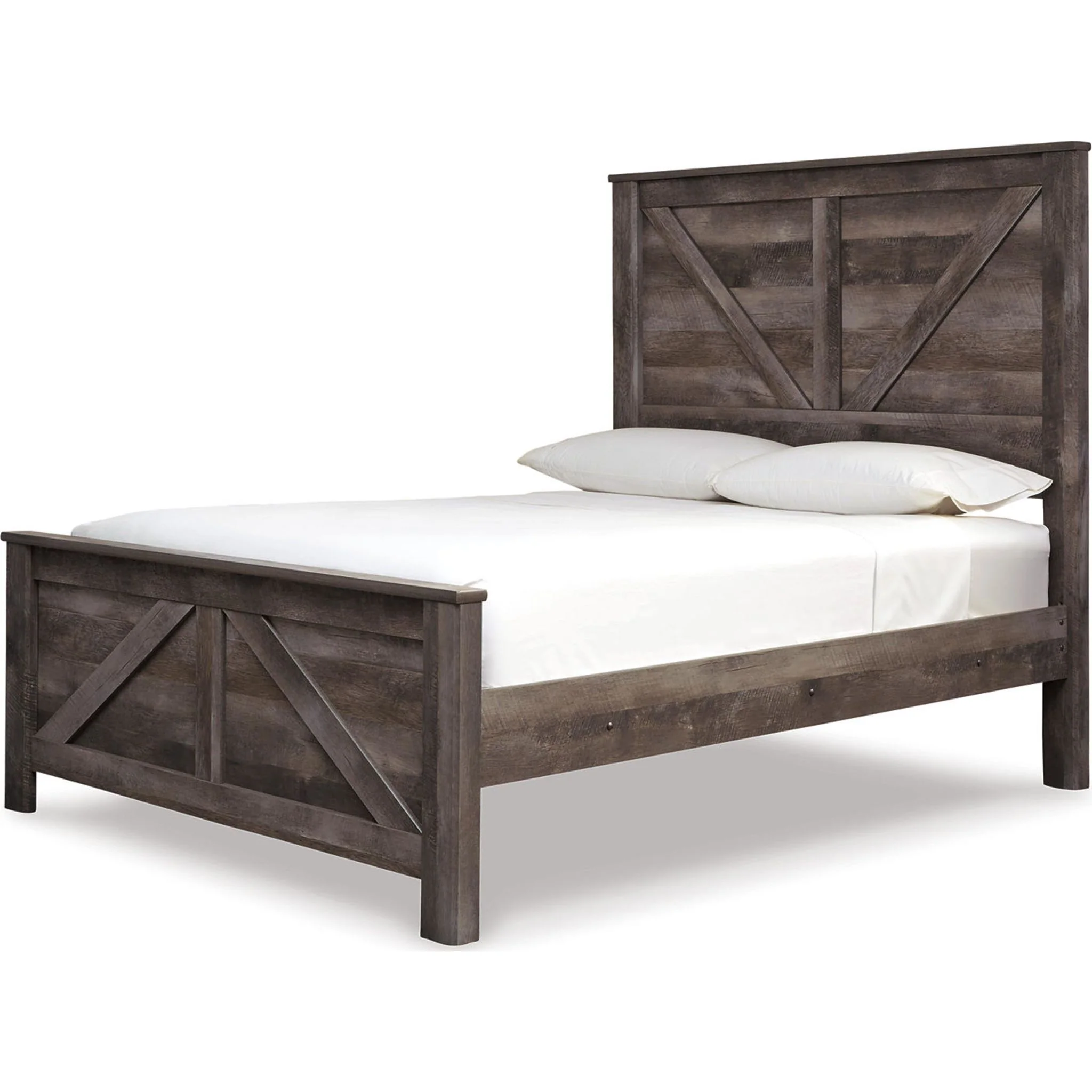 Wynnlow Crossbuck Panel Bed - Gray - Image 43