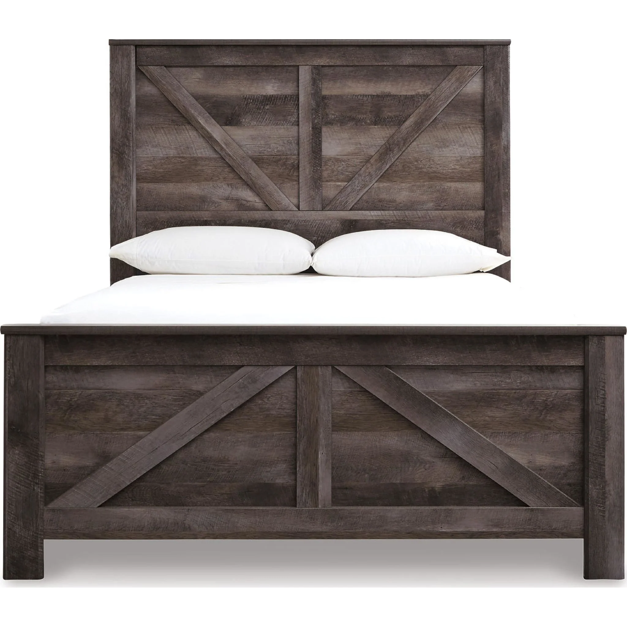 Wynnlow Crossbuck Panel Bed - Gray - Image 45