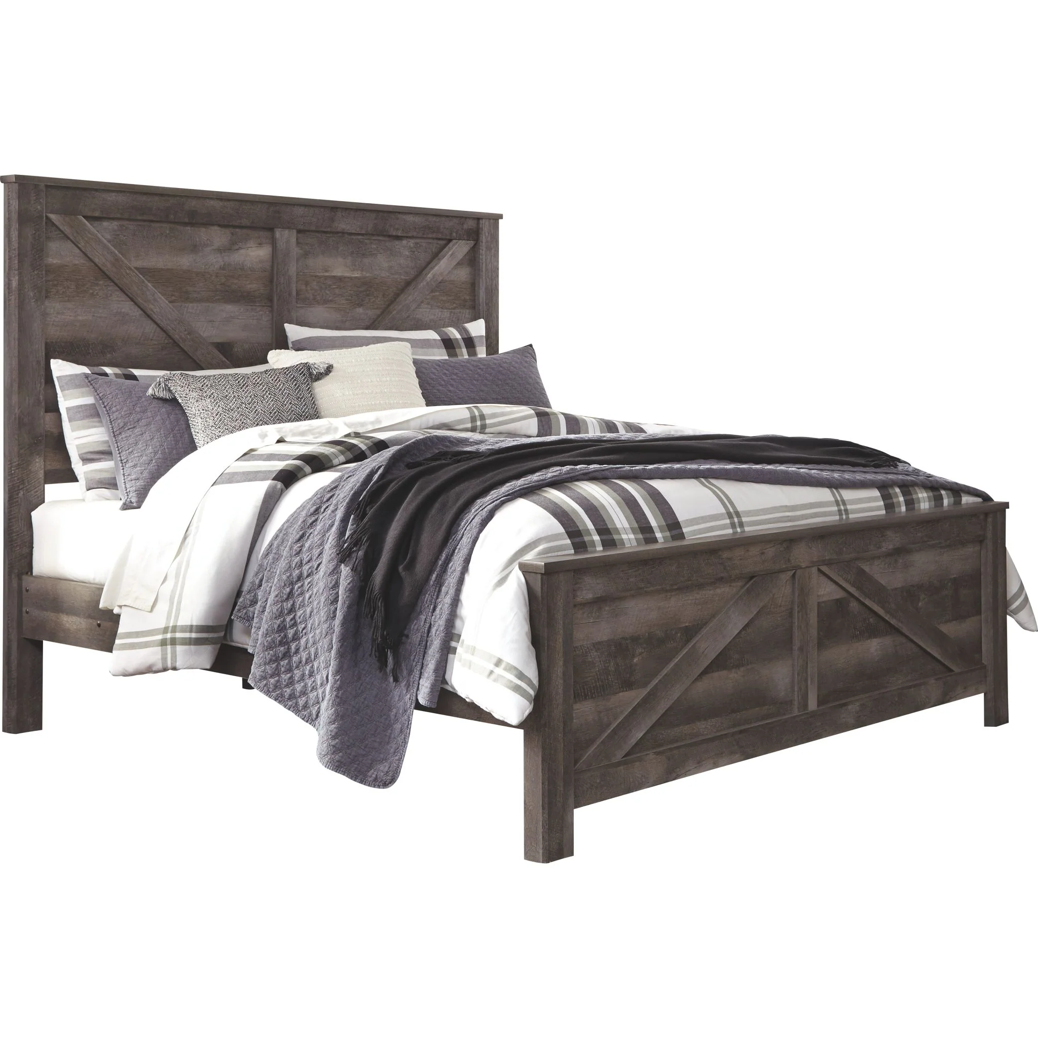 Wynnlow Crossbuck Panel Bed - Gray - Image 48