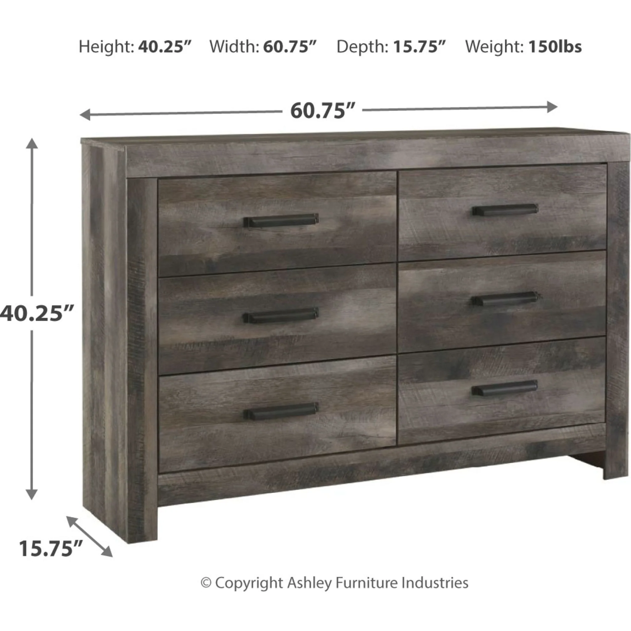 Wynnlow Dresser - Gray - Image 4